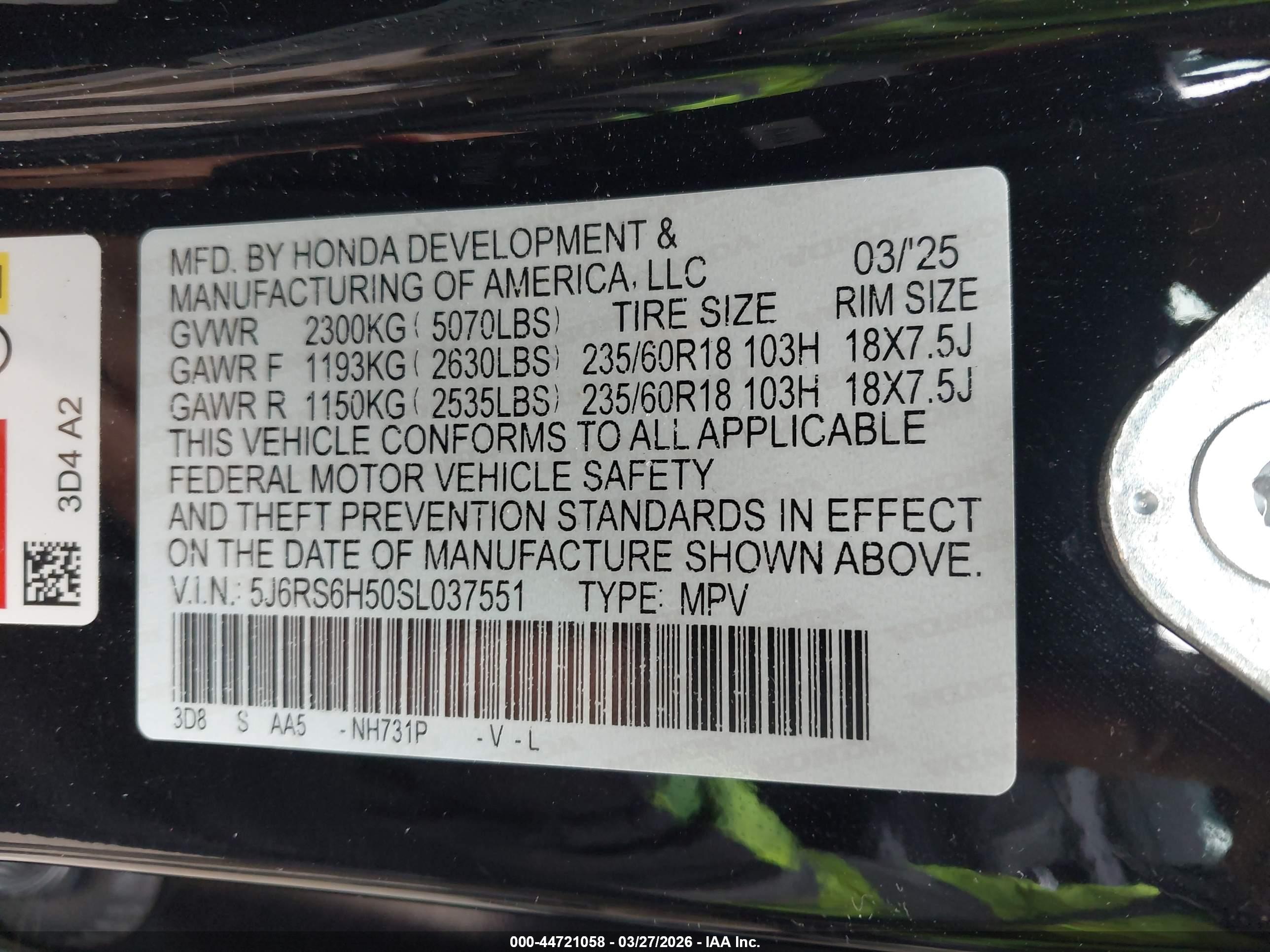 HONDA CR-V image 9