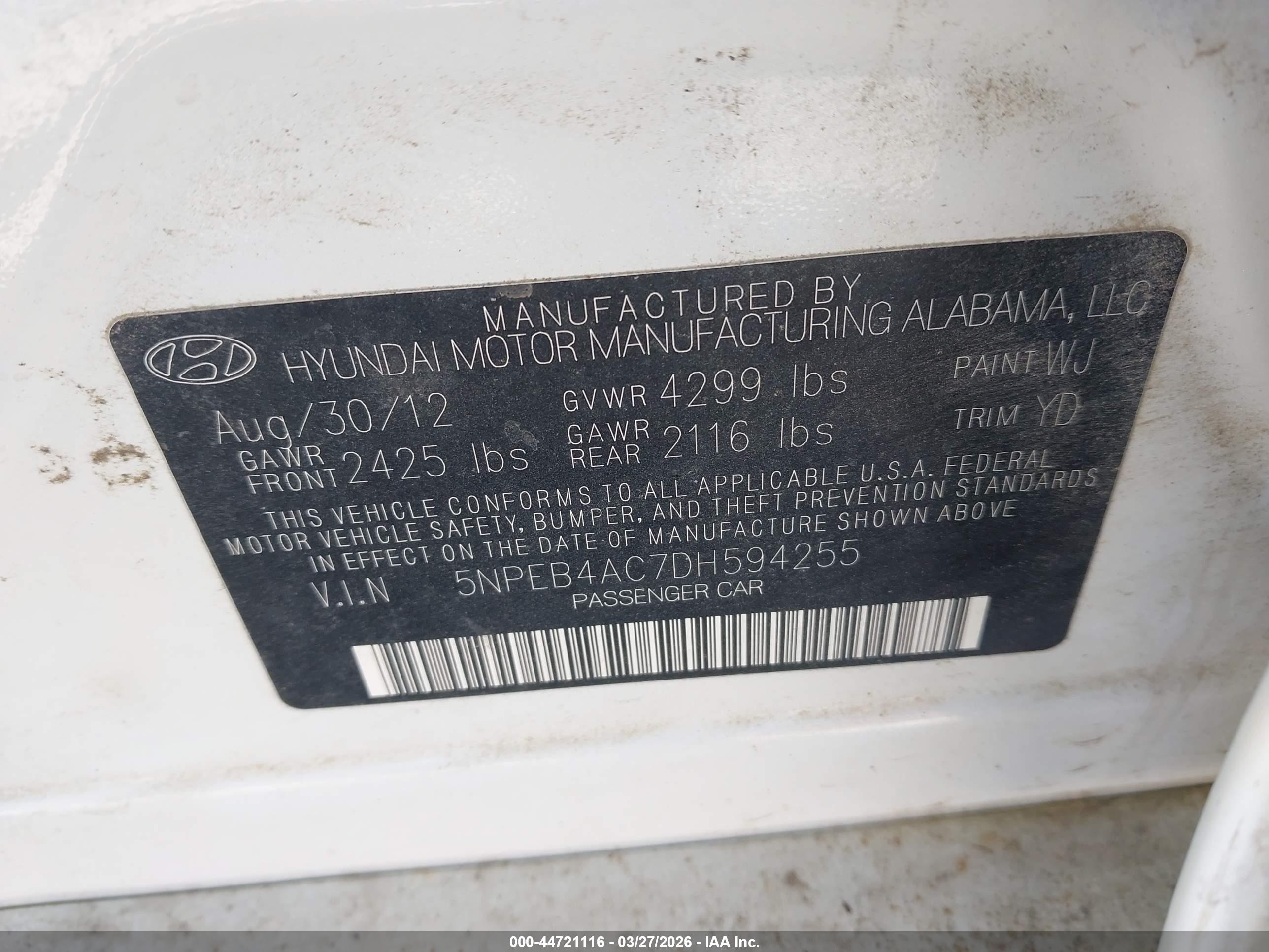 HYUNDAI SONATA image 9
