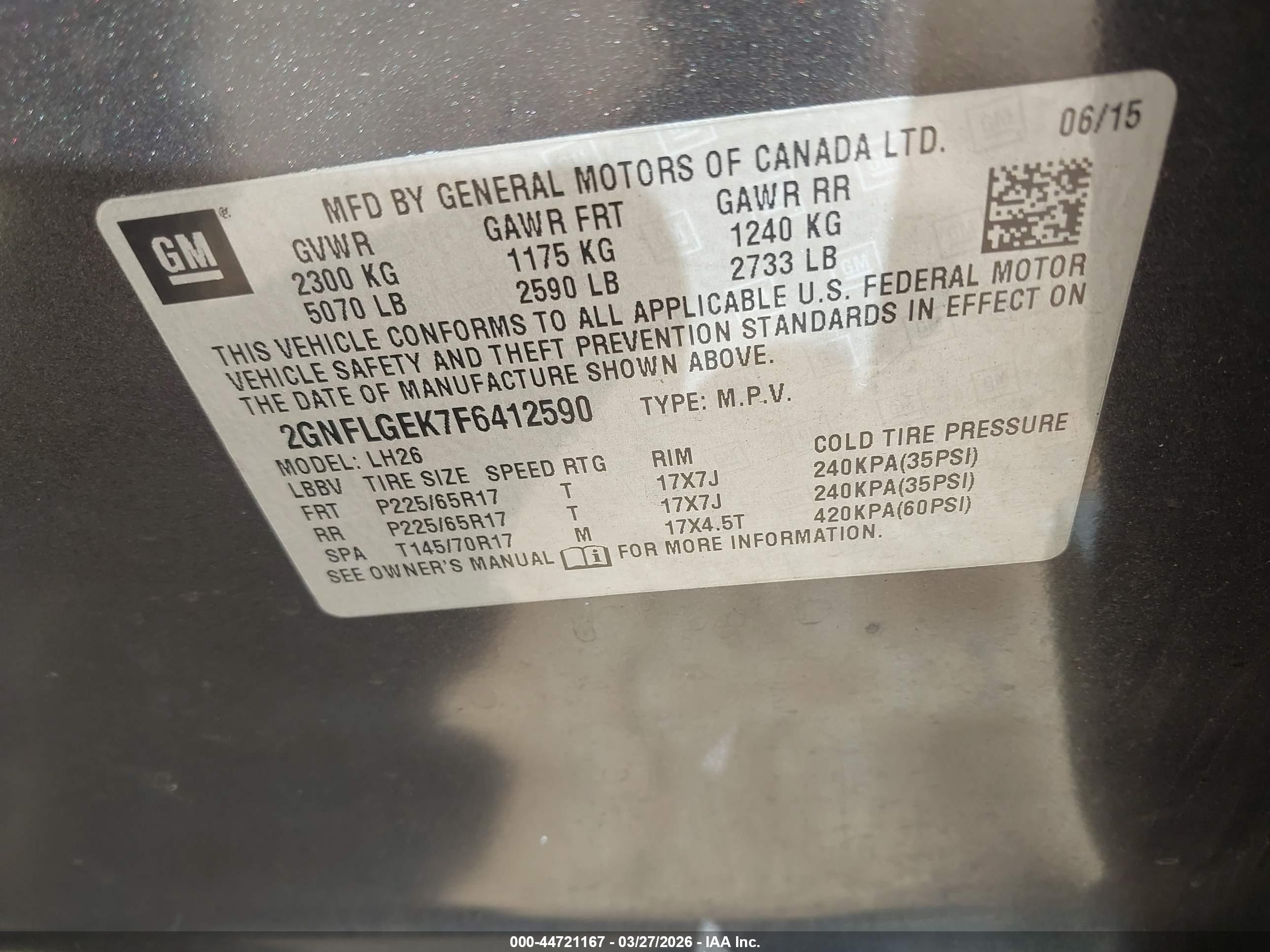 CHEVROLET EQUINOX image 9