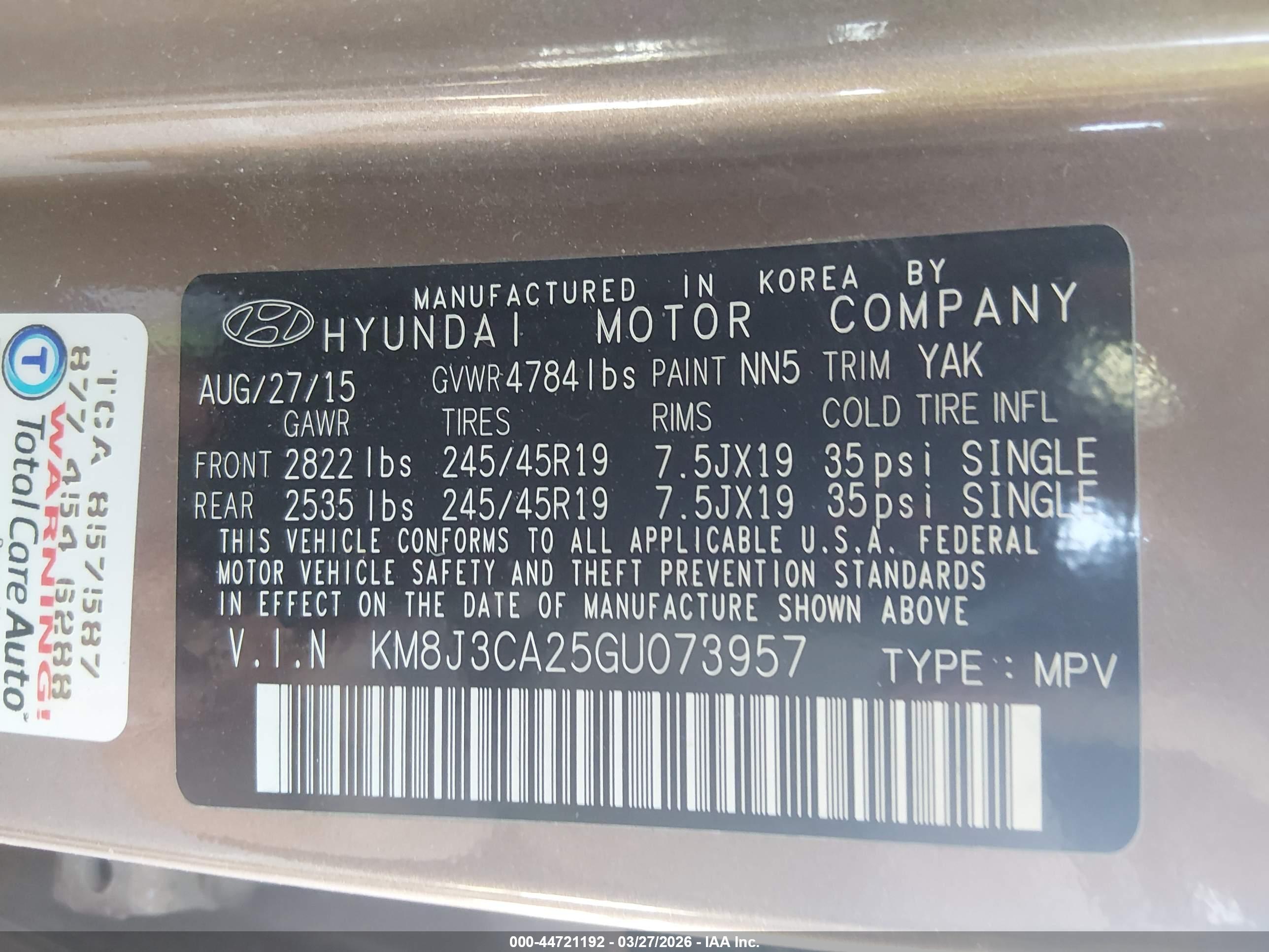 HYUNDAI TUCSON image 9