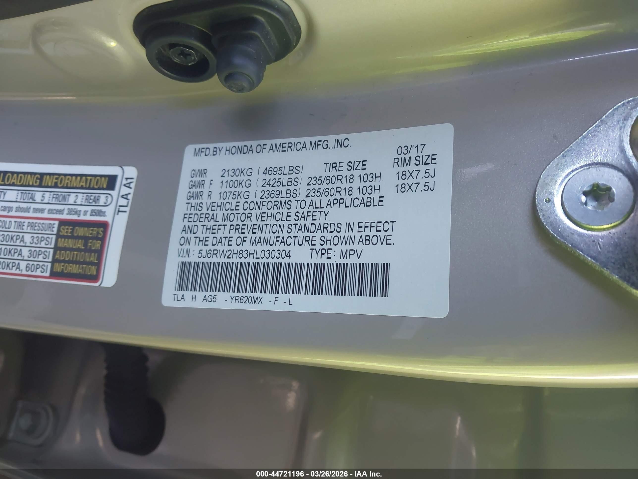 HONDA CR-V image 9