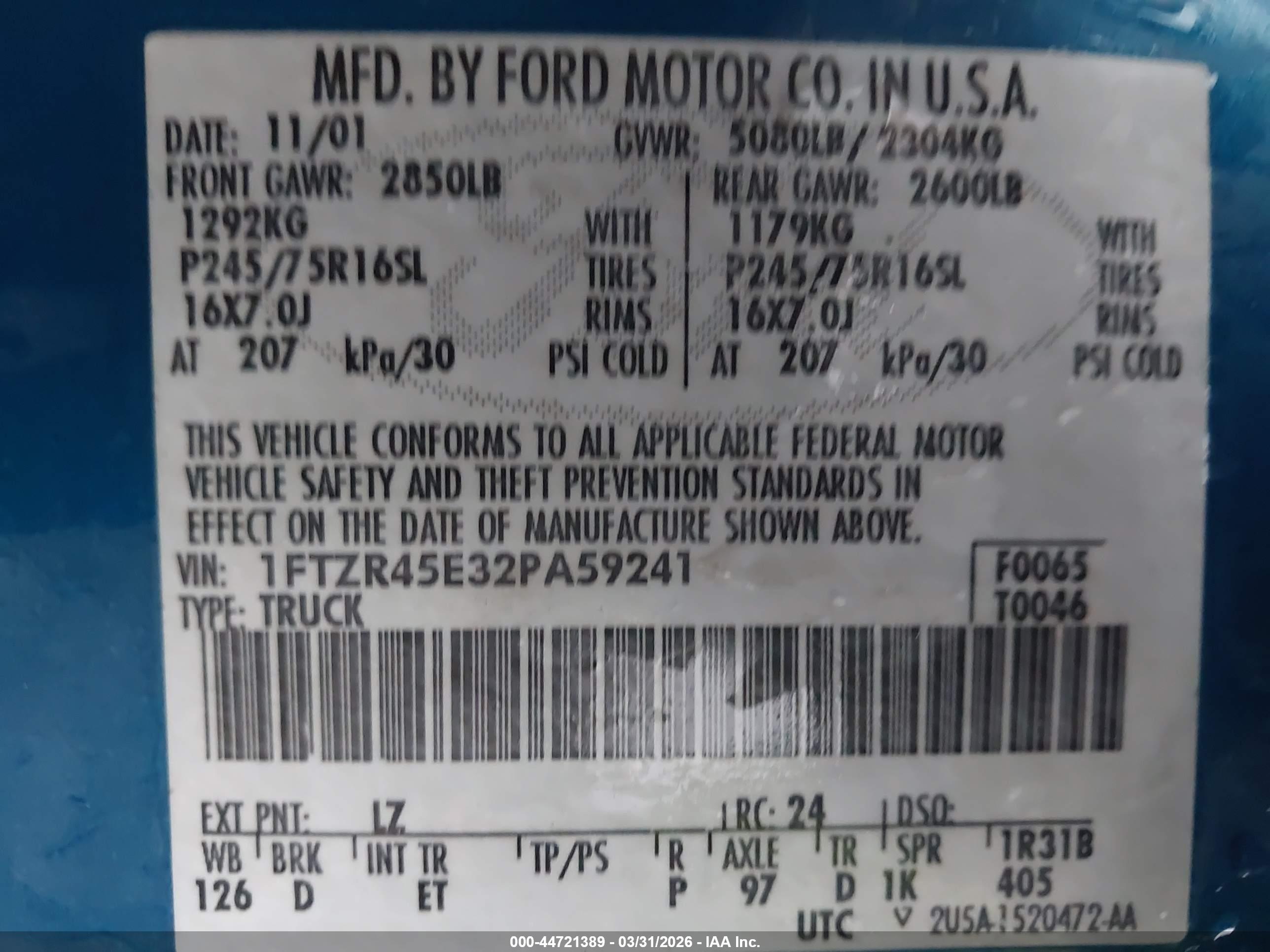 FORD RANGER image 9