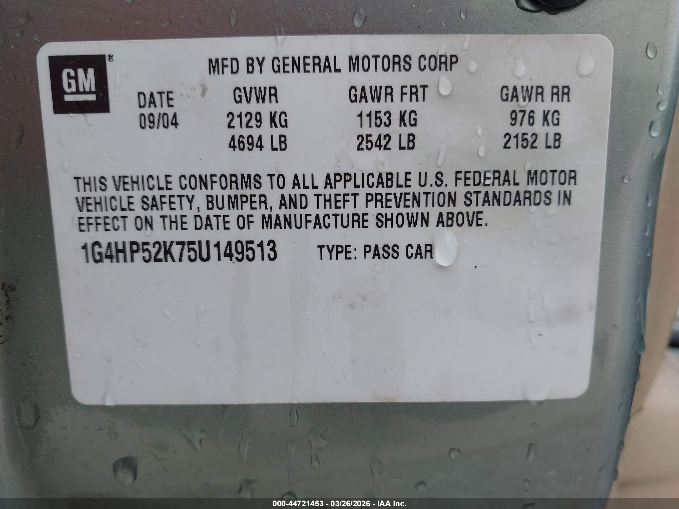 BUICK LESABRE image 9