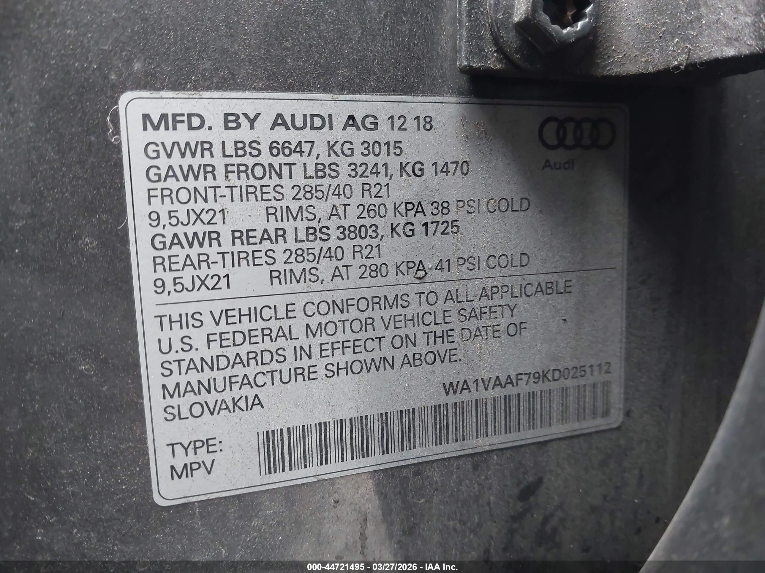 AUDI Q7 image 9