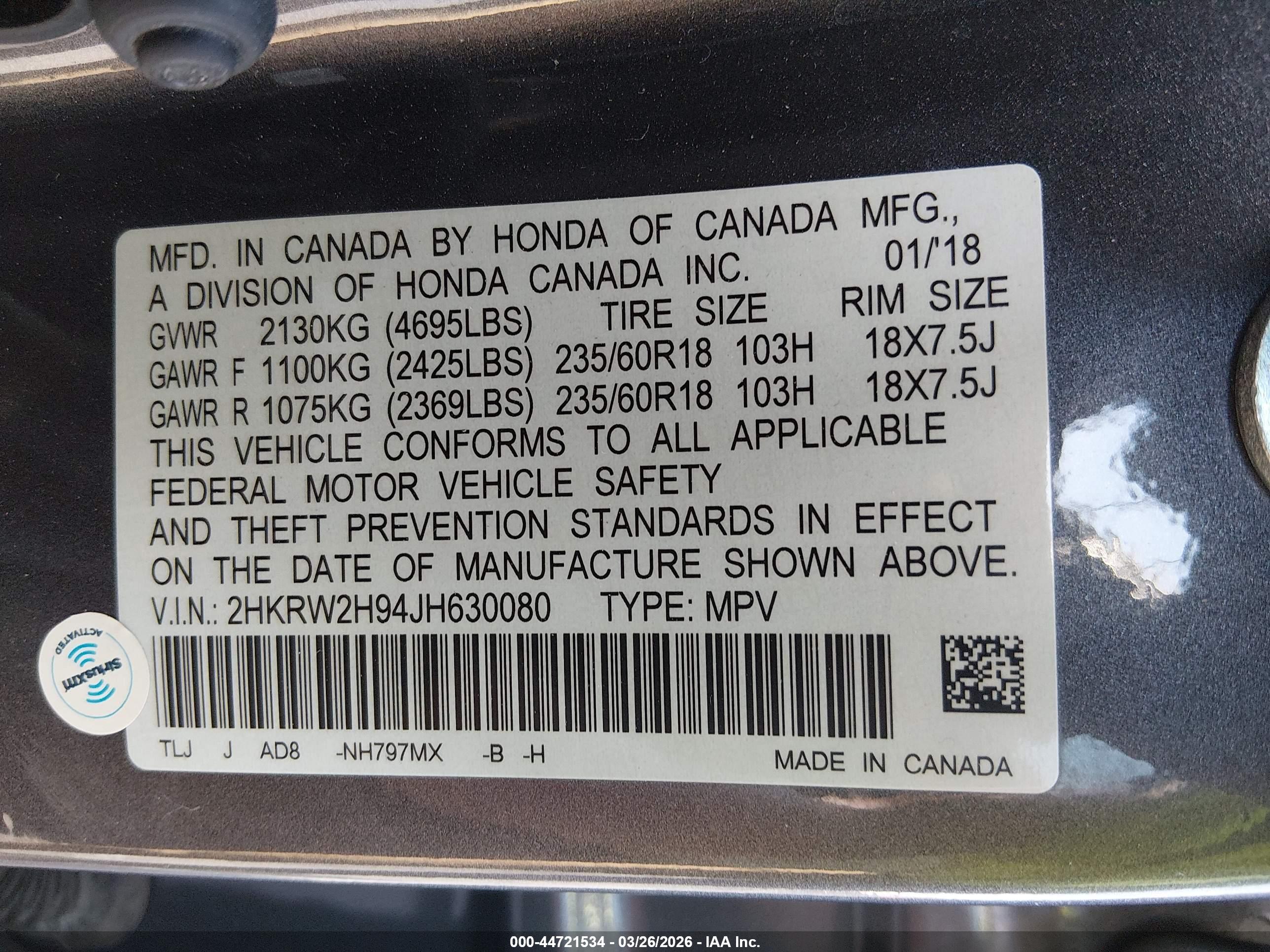 HONDA CR-V image 9