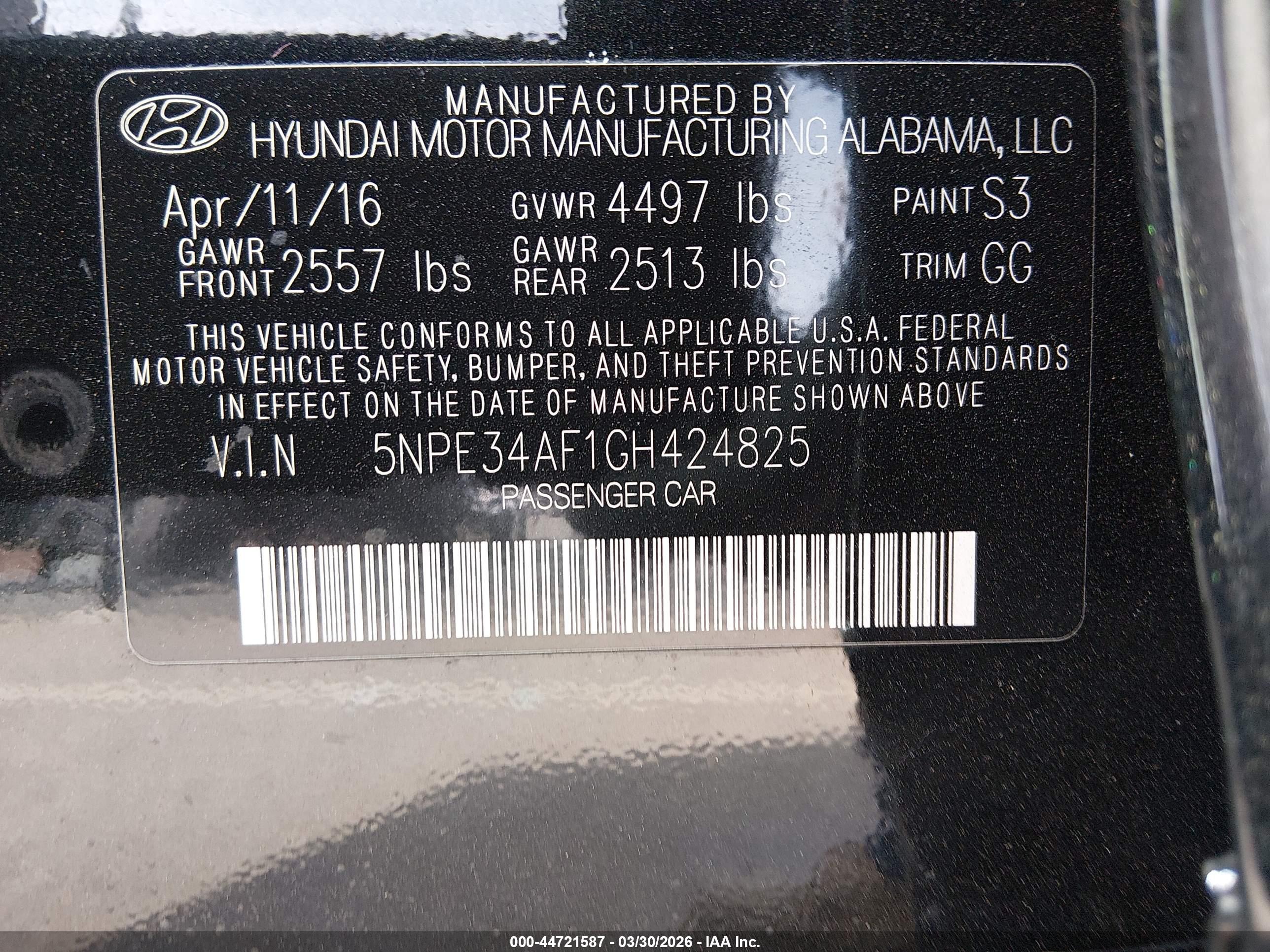 HYUNDAI SONATA image 9