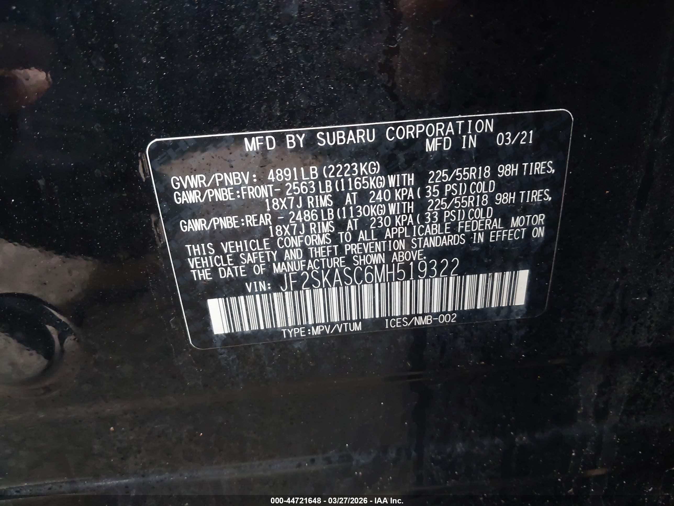 SUBARU FORESTER image 9