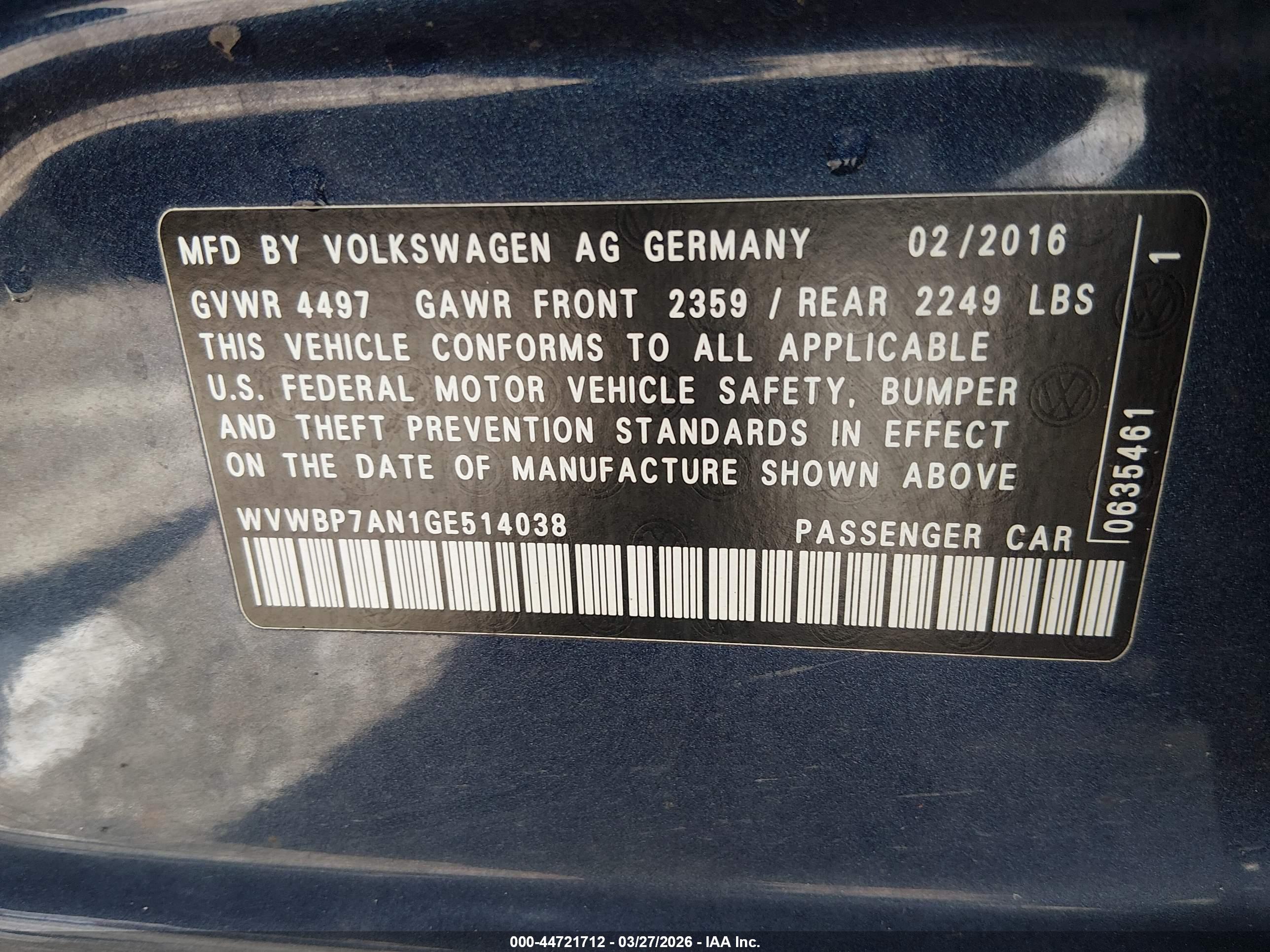 VOLKSWAGEN CC image 9