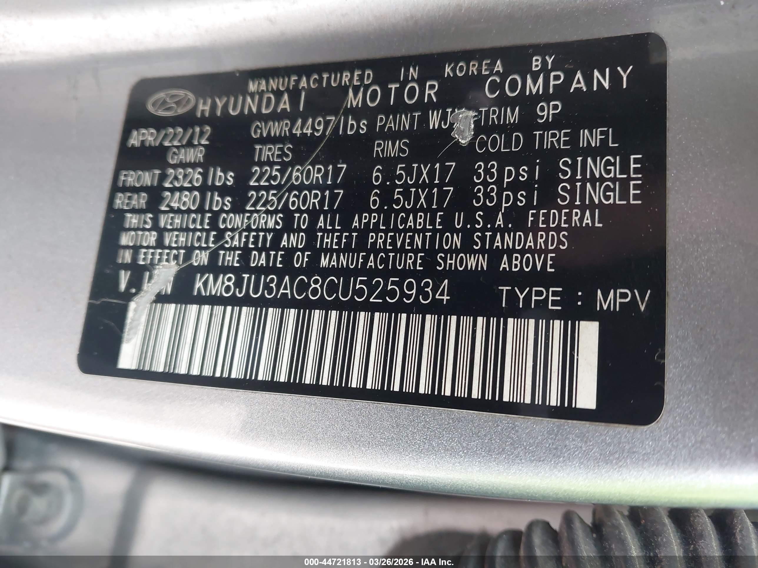 HYUNDAI TUCSON image 9