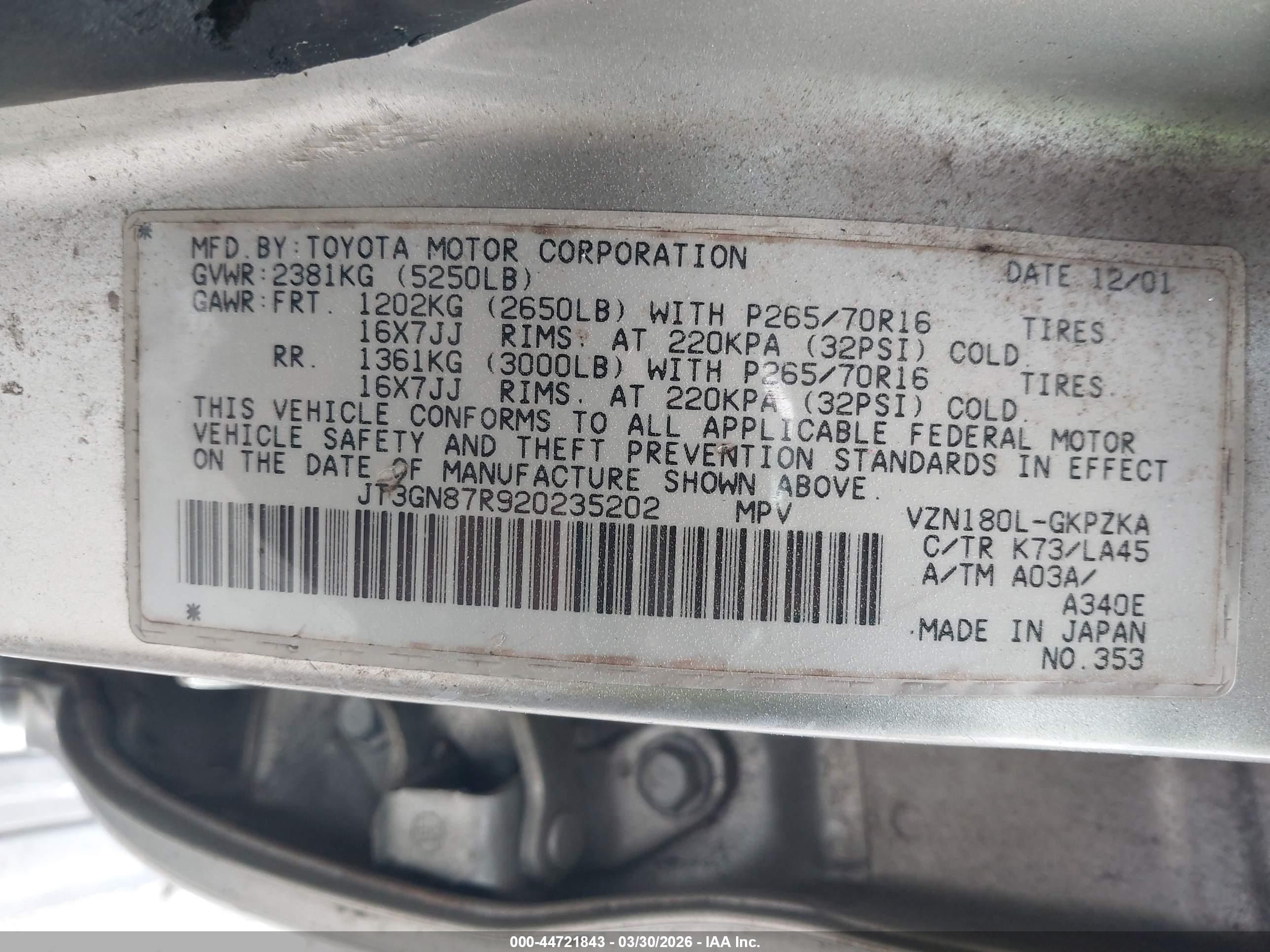 TOYOTA 4RUNNER image 9