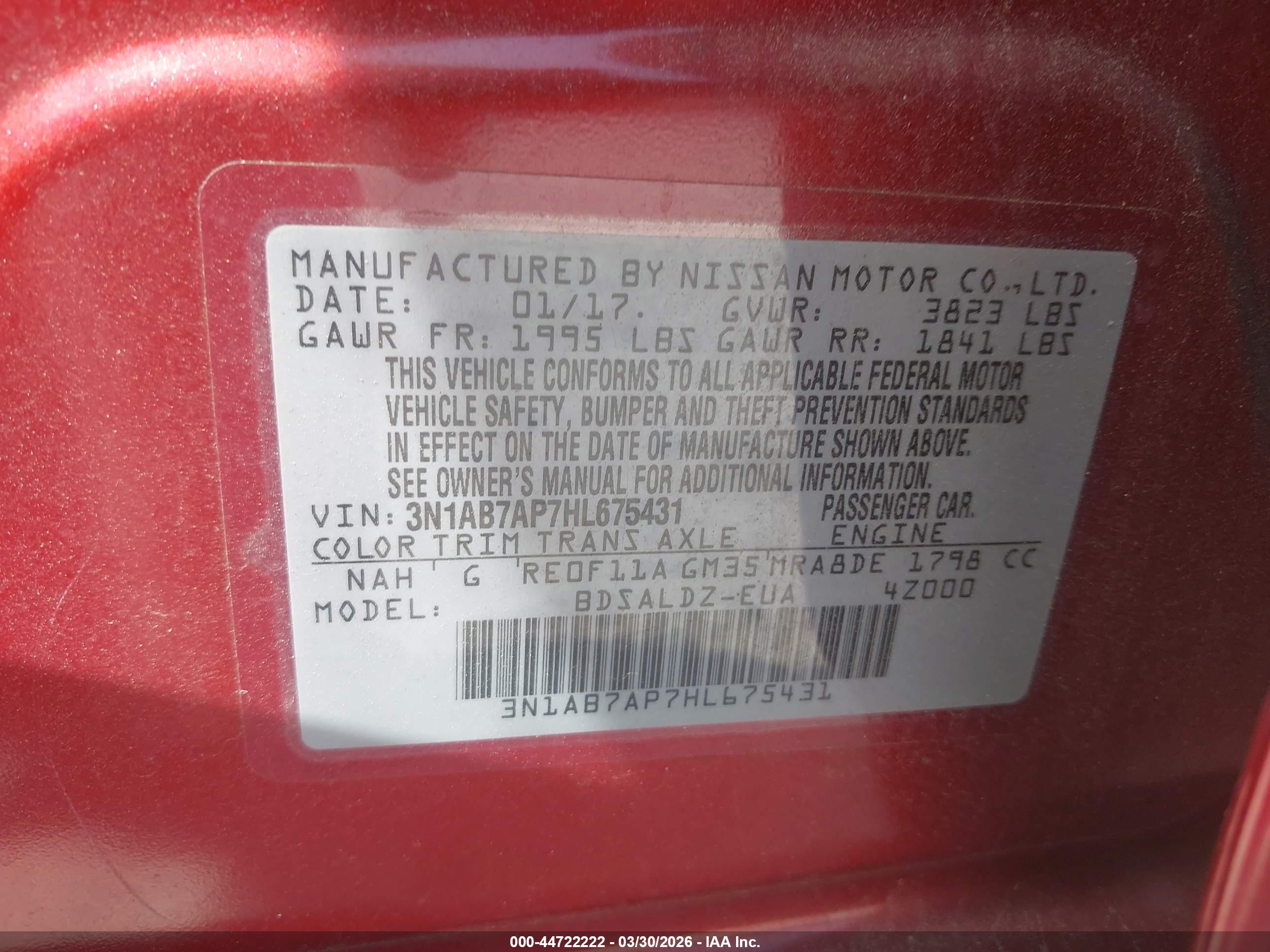 NISSAN SENTRA image 9
