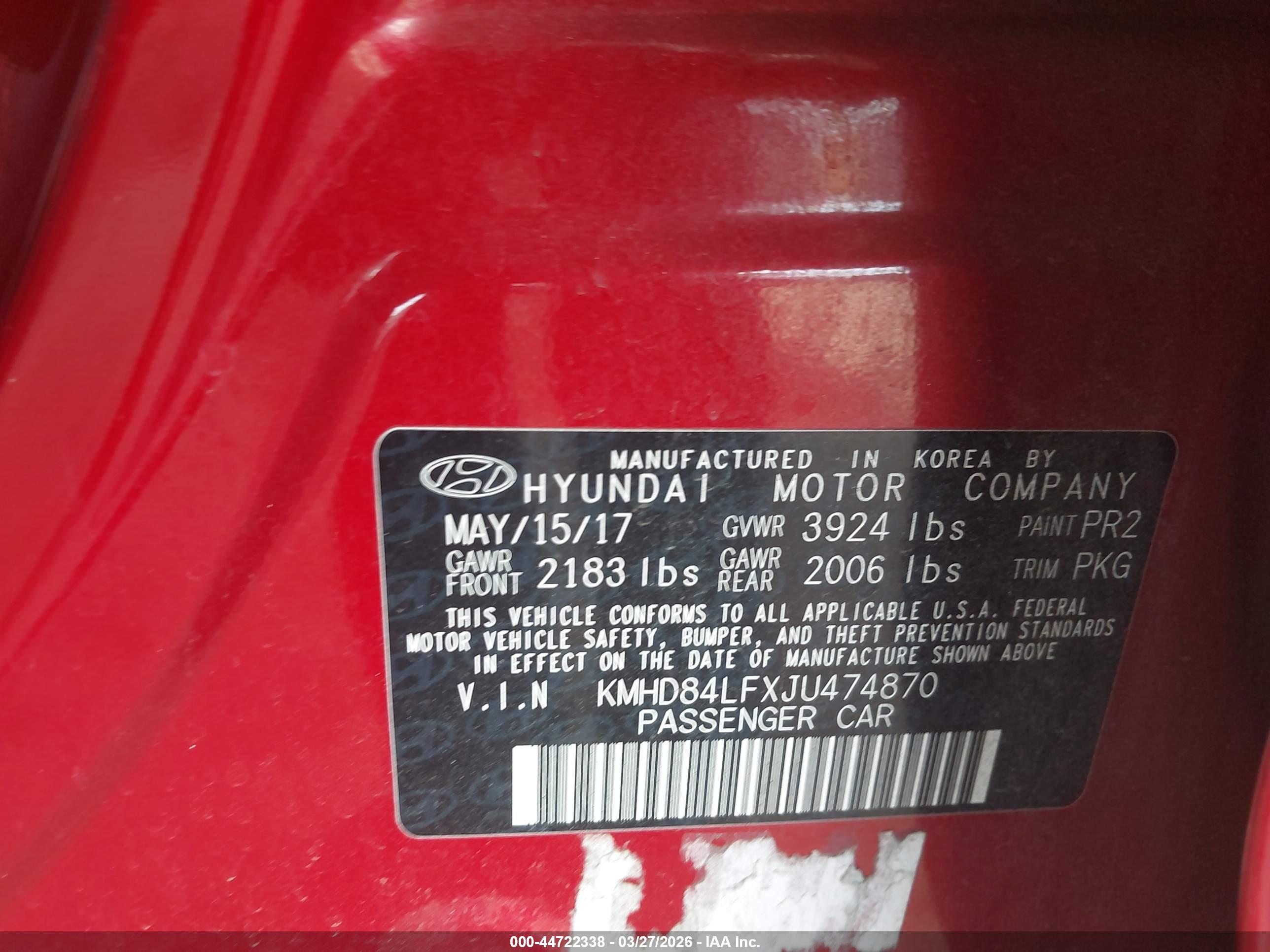 HYUNDAI ELANTRA image 9