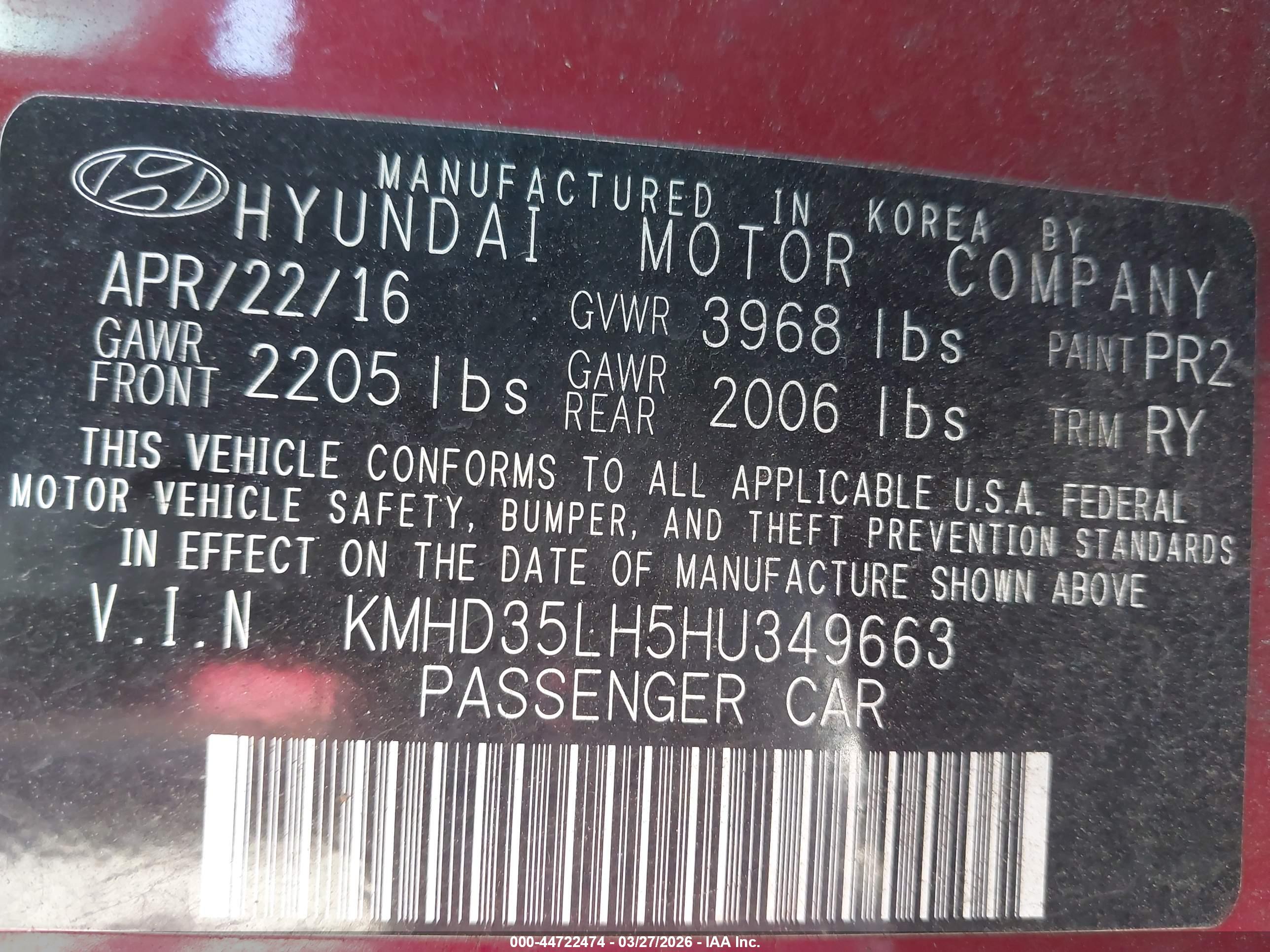 HYUNDAI ELANTRA image 9