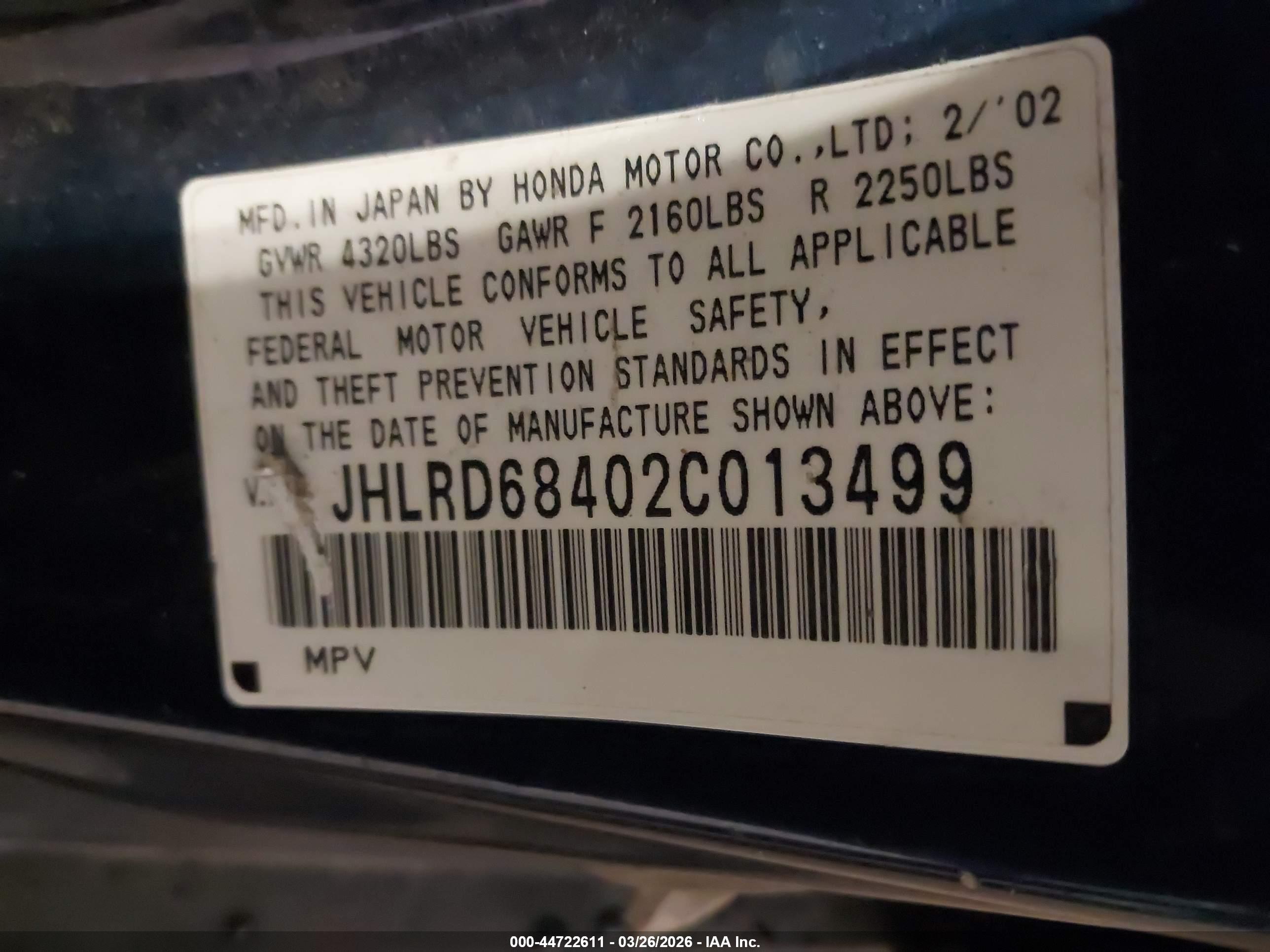 HONDA CR-V image 9