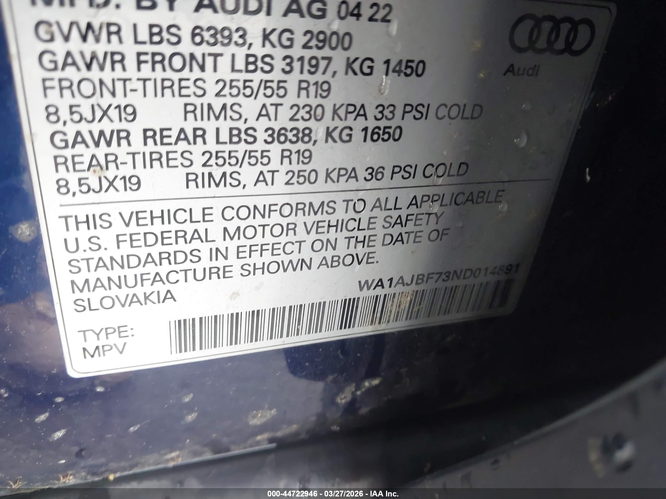 AUDI Q7 image 9