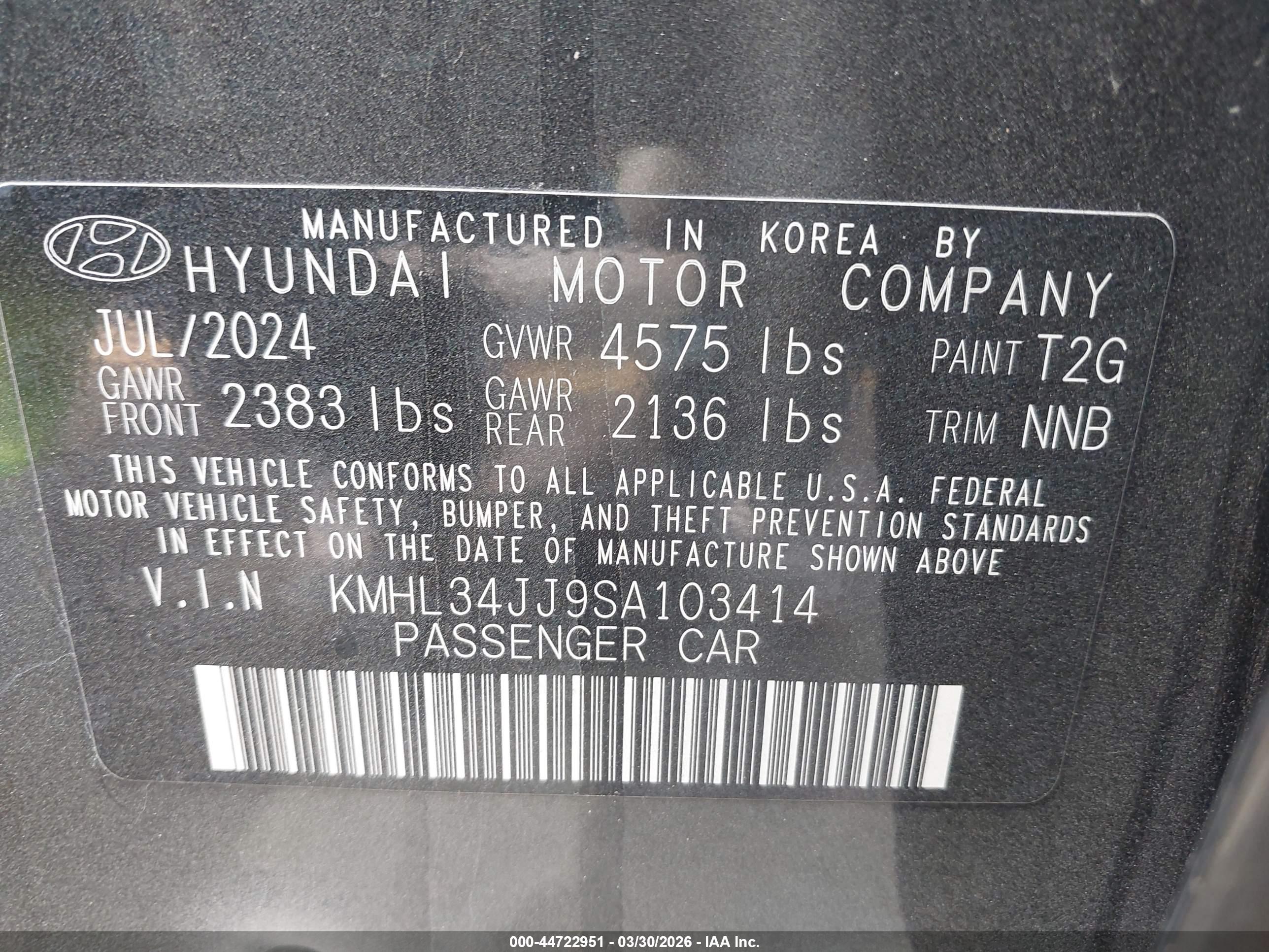 HYUNDAI SONATA image 9