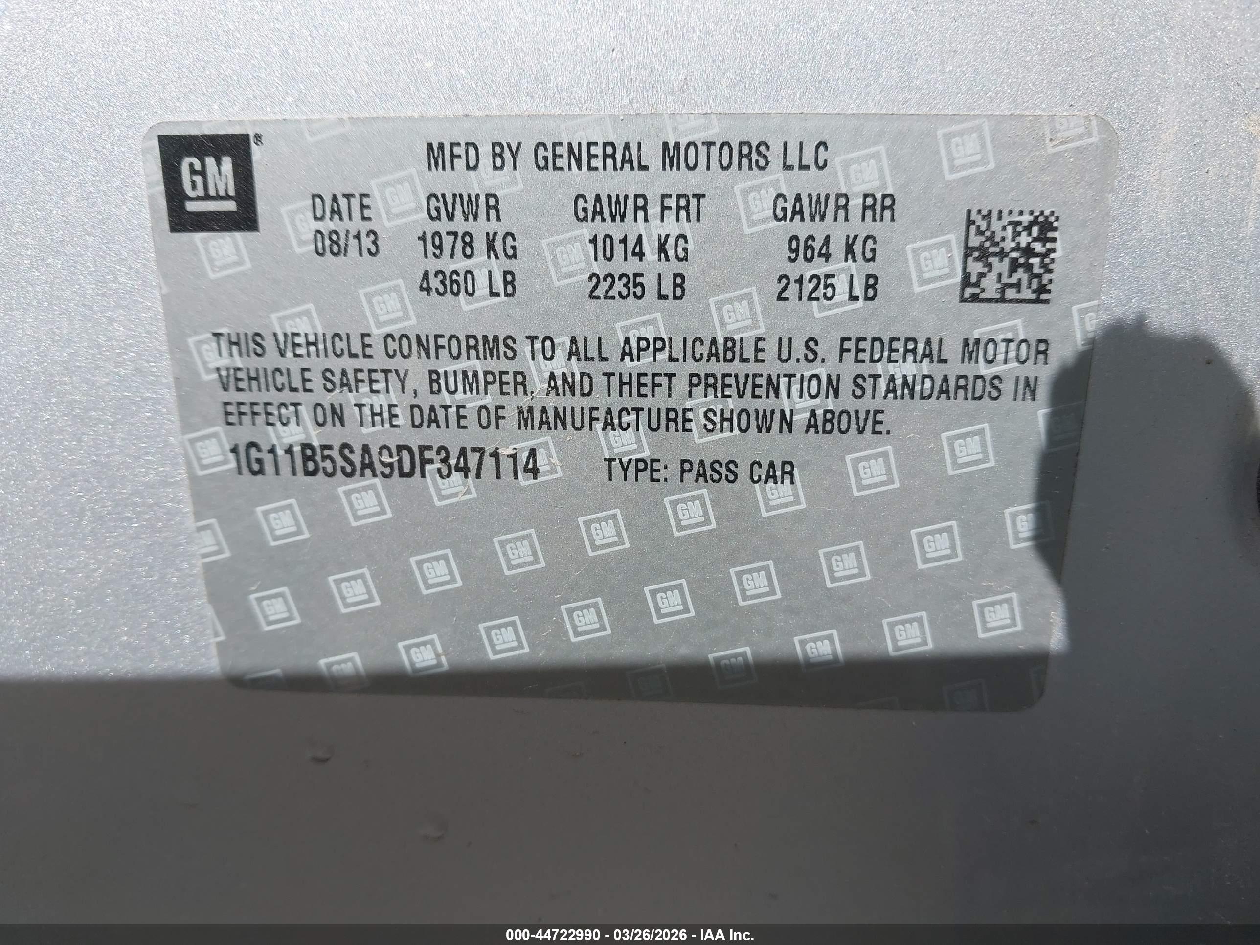 CHEVROLET MALIBU image 9