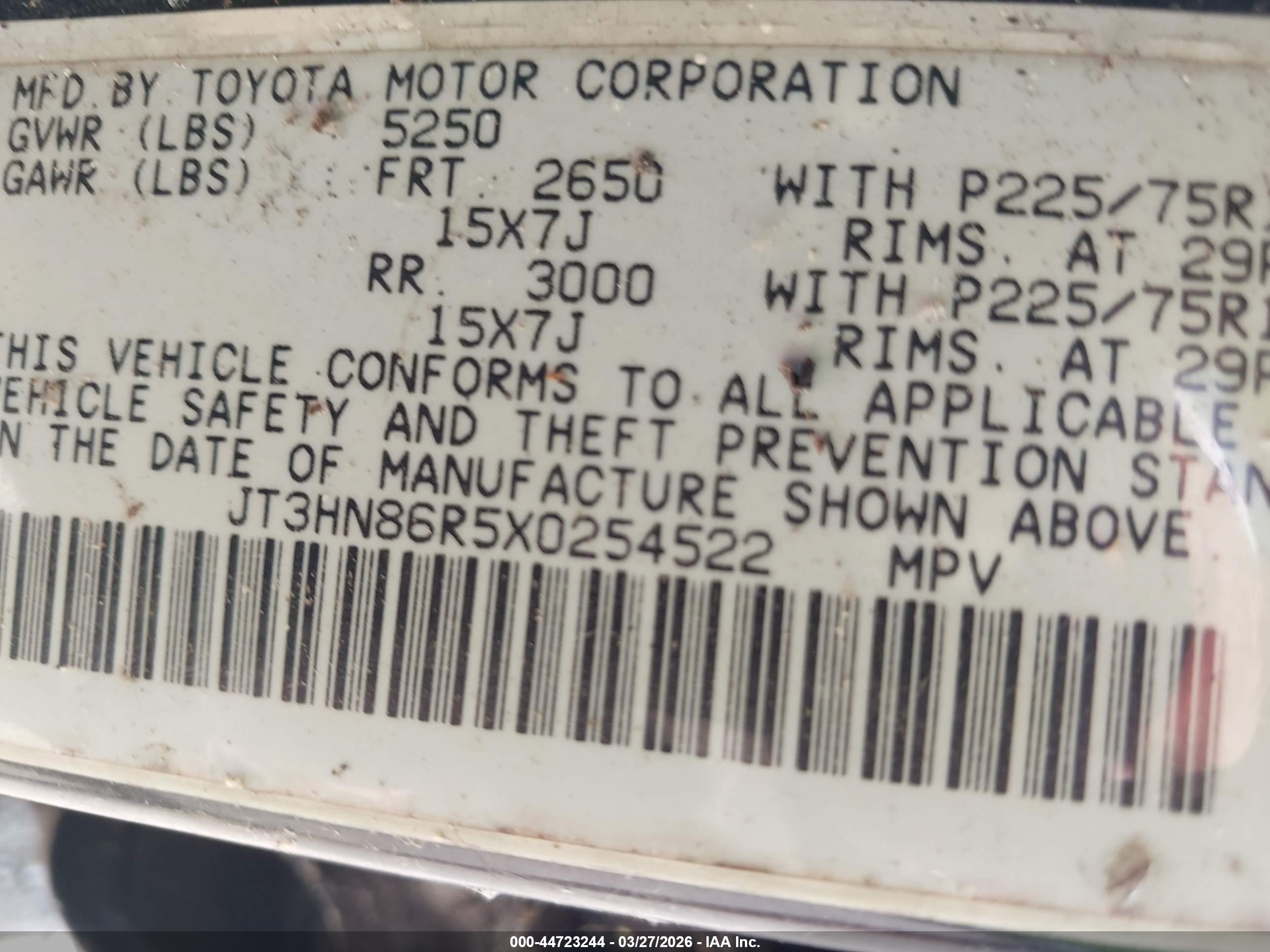 TOYOTA 4RUNNER image 9
