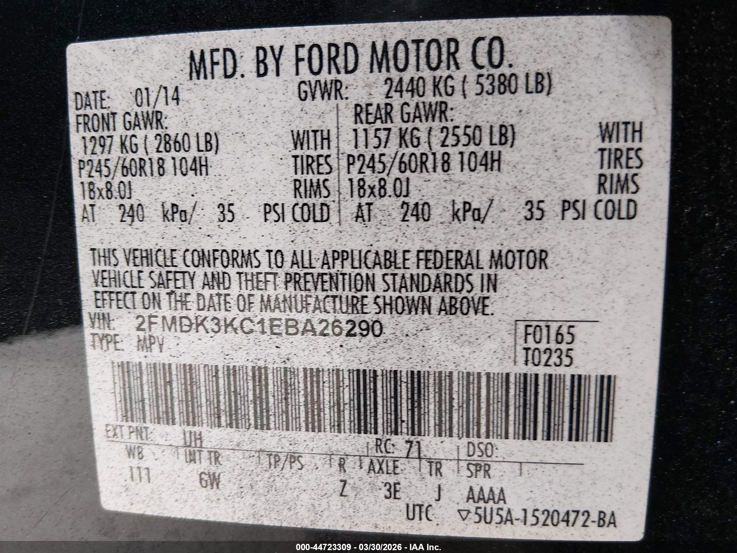 FORD EDGE image 9