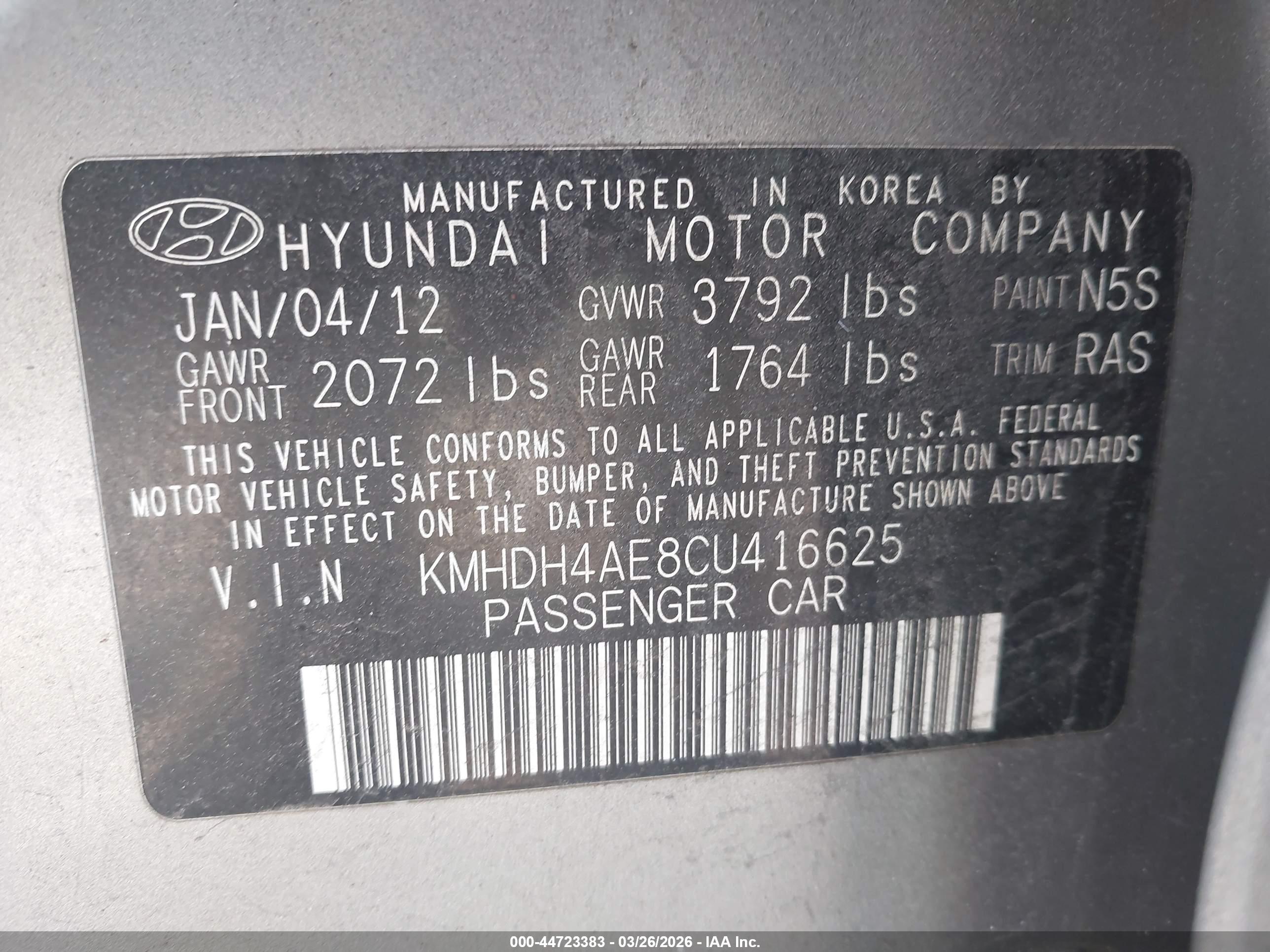 HYUNDAI ELANTRA image 9