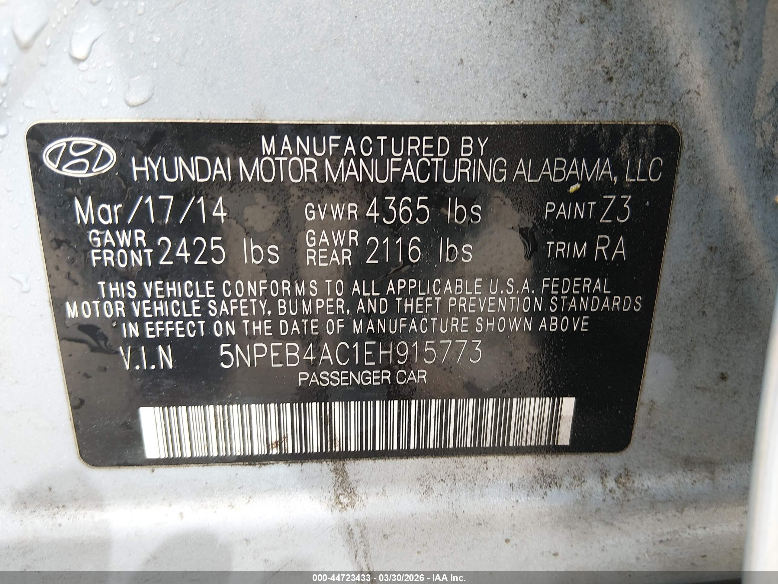 HYUNDAI SONATA image 9