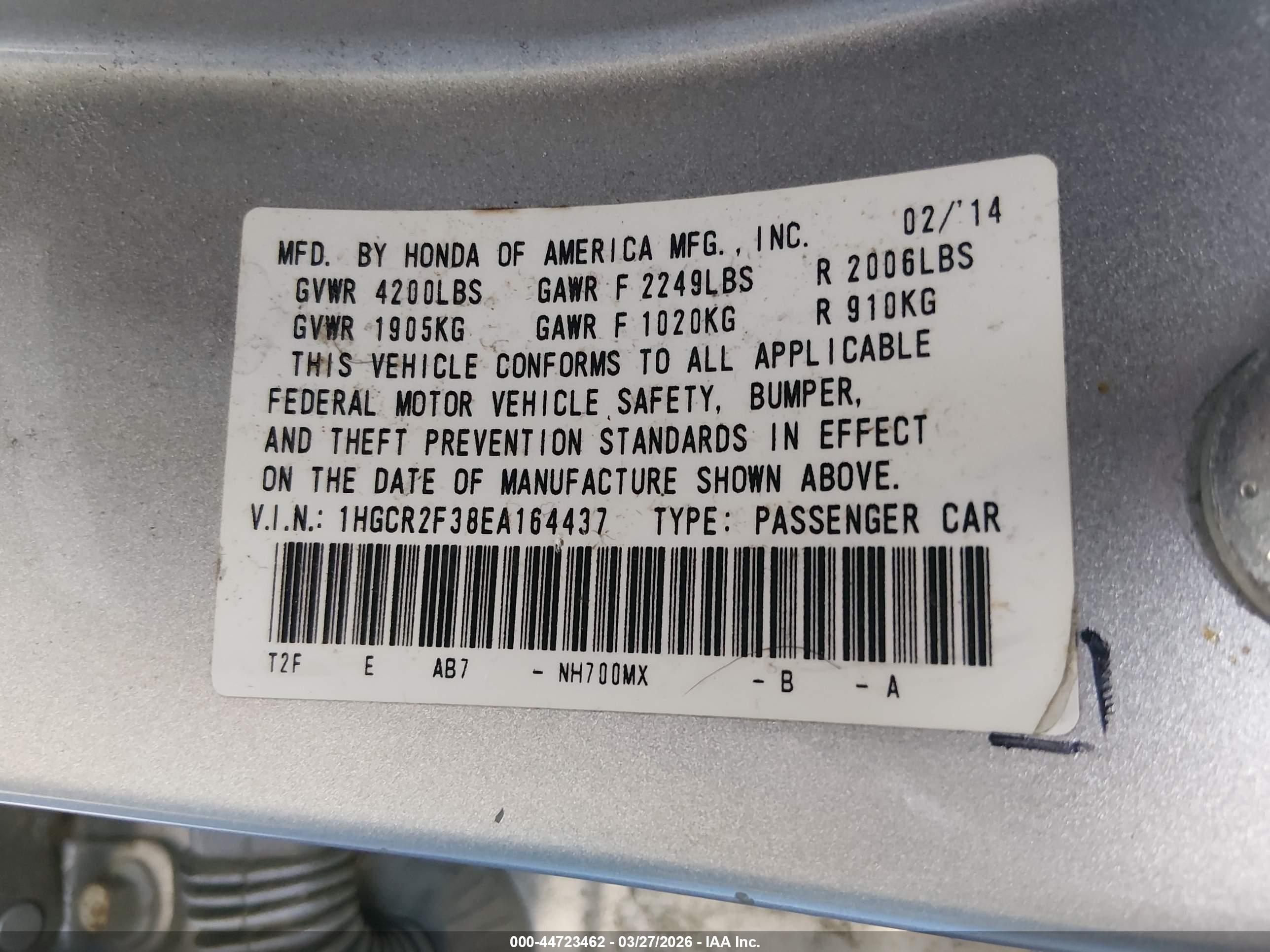 HONDA ACCORD image 9