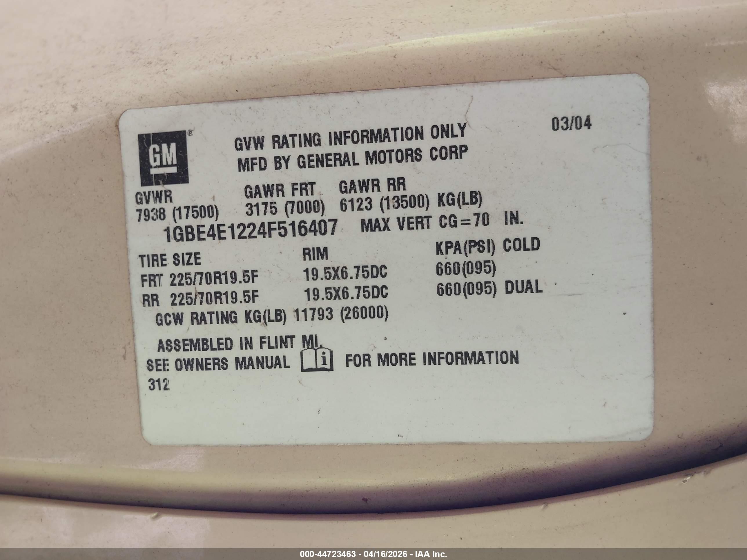 CHEVROLET CC4500 image 9