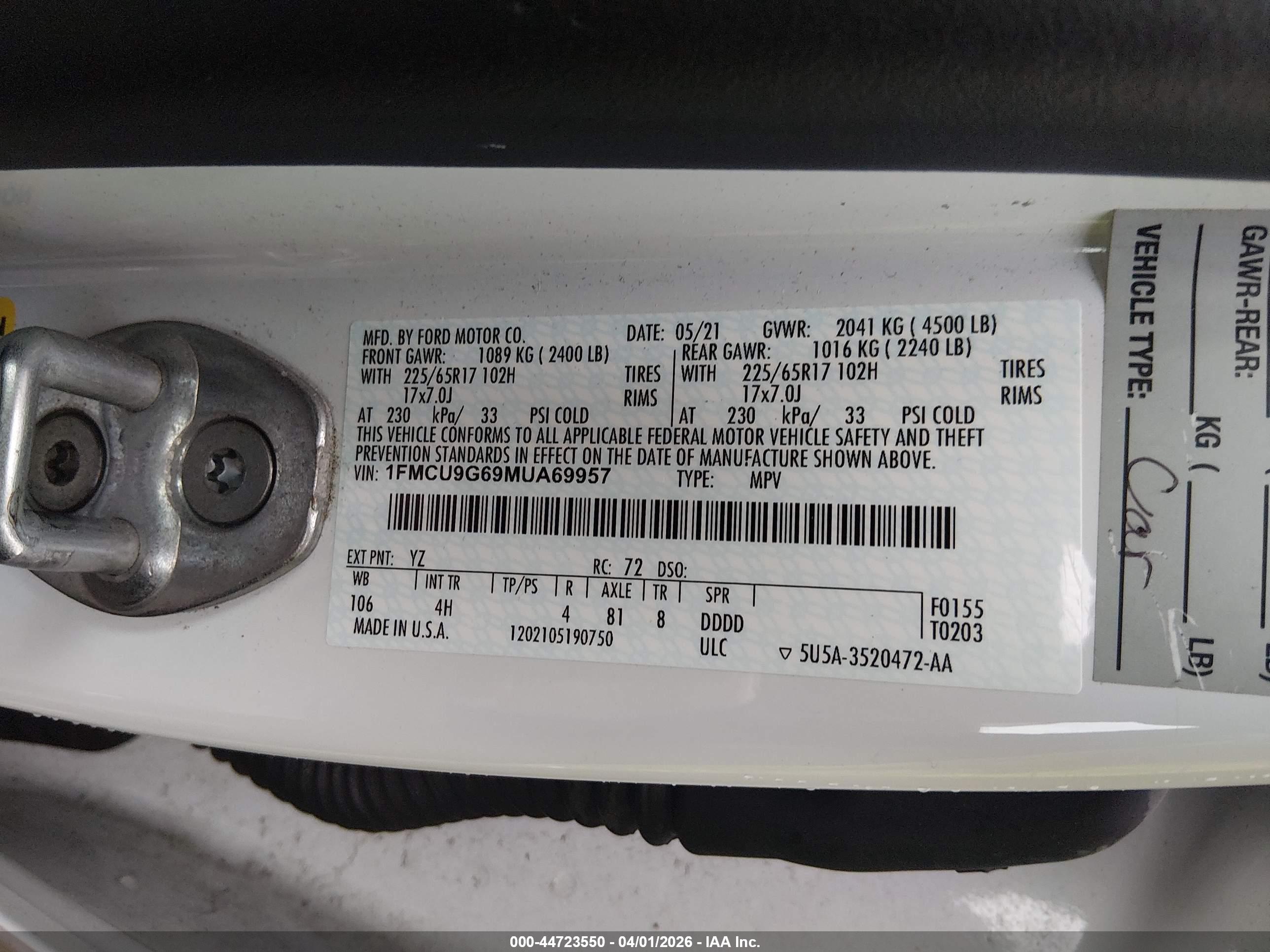 FORD ESCAPE image 9