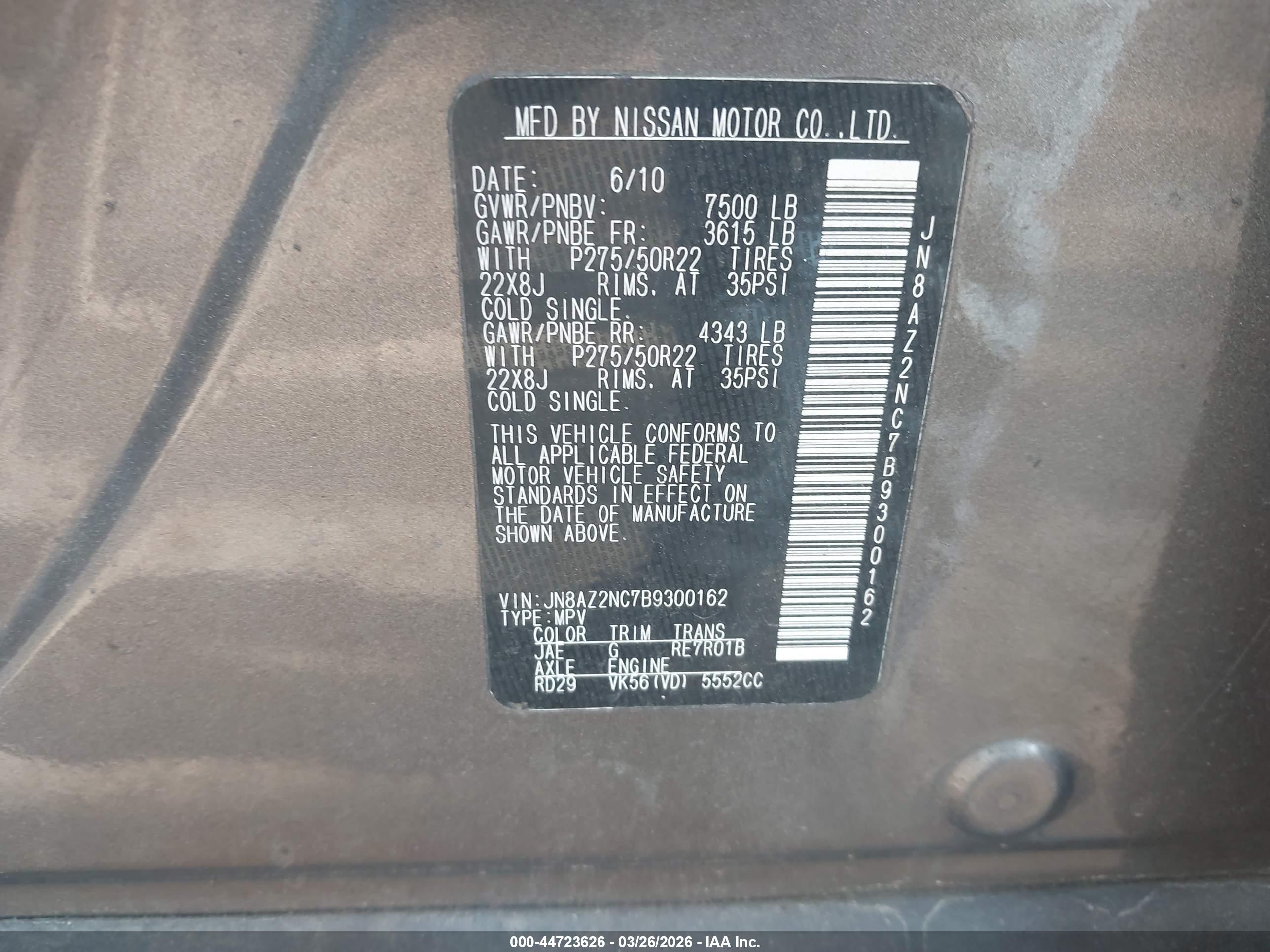 INFINITI QX56 image 9