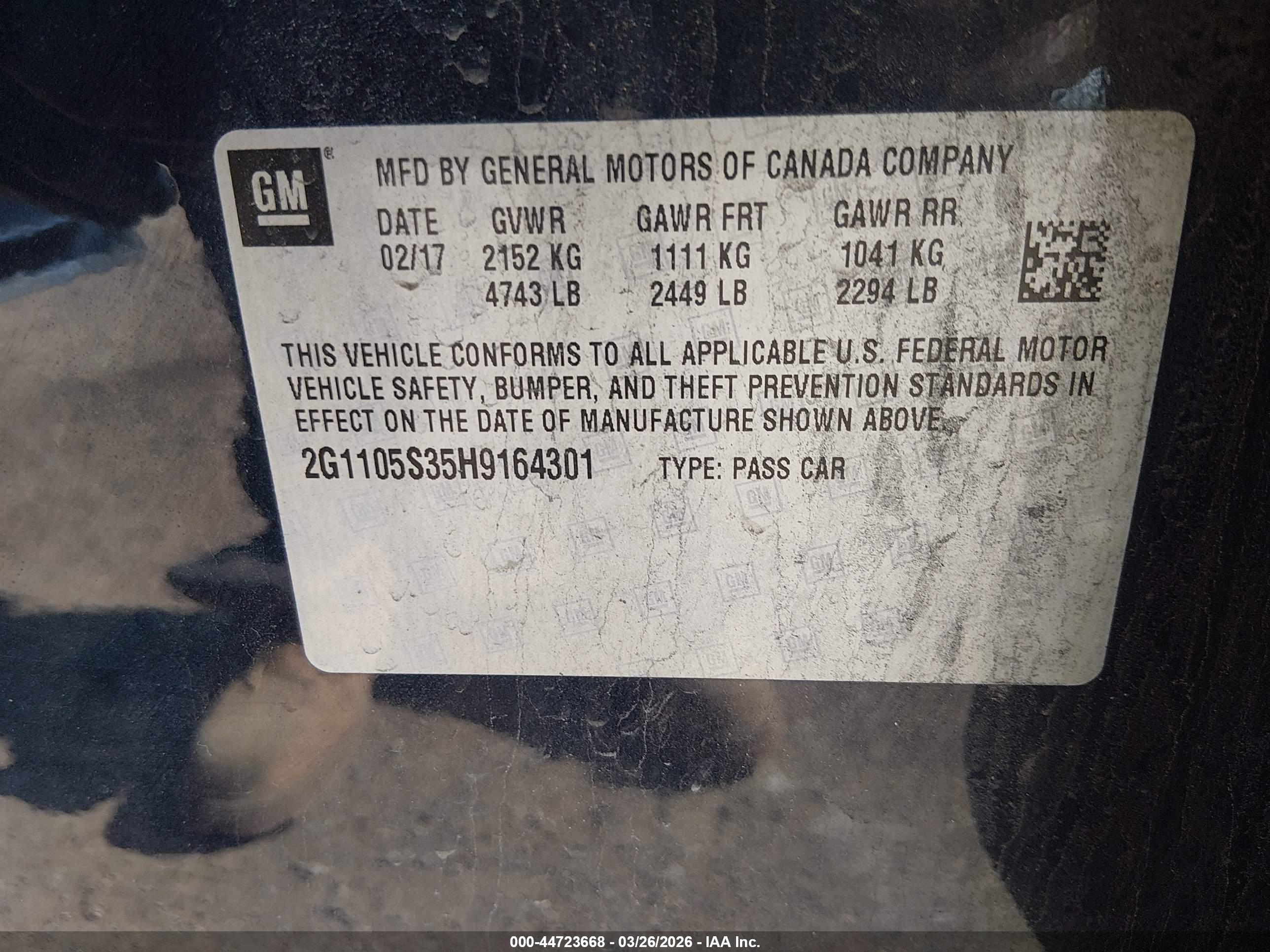 CHEVROLET IMPALA image 9