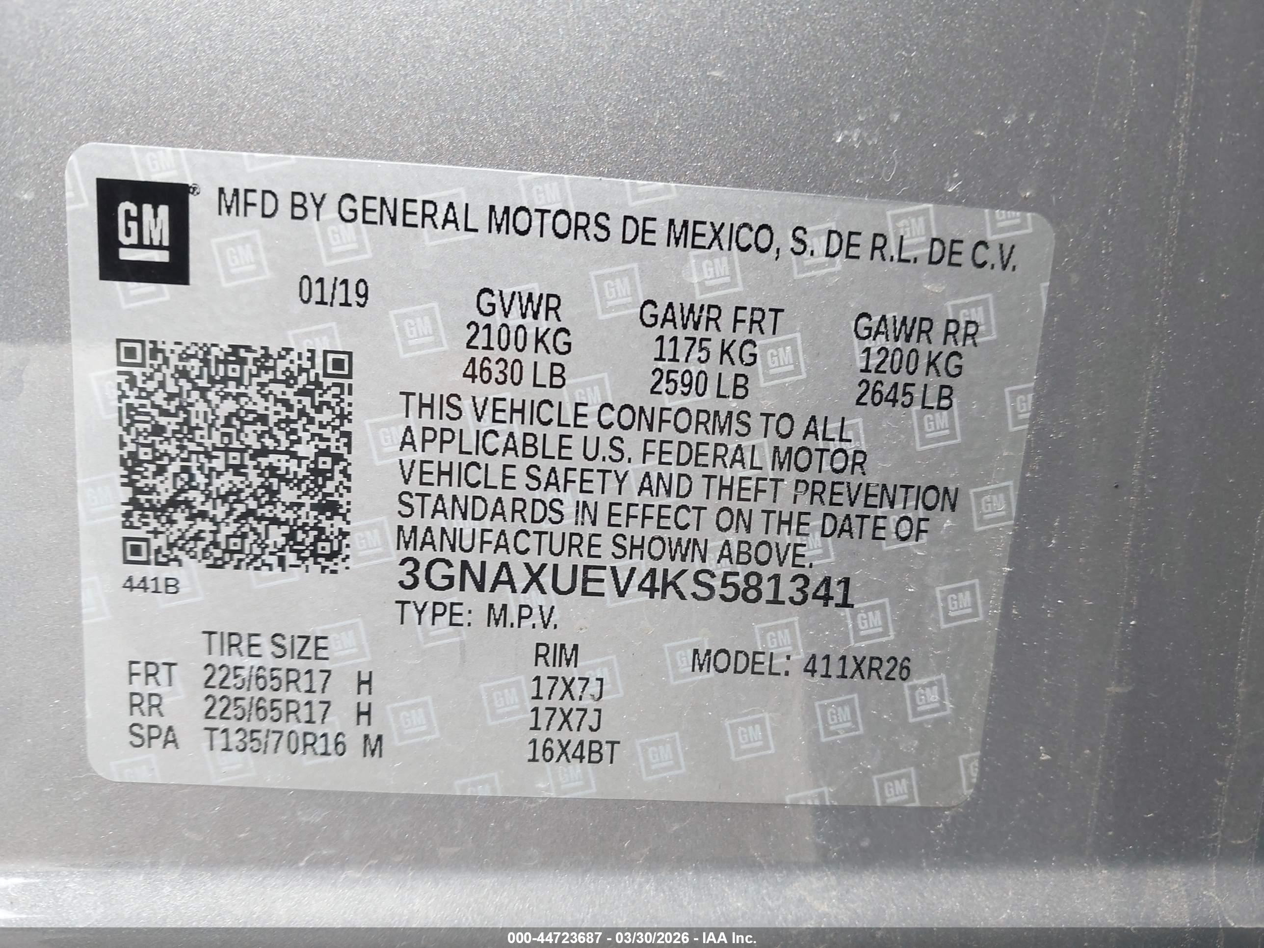 CHEVROLET EQUINOX image 9