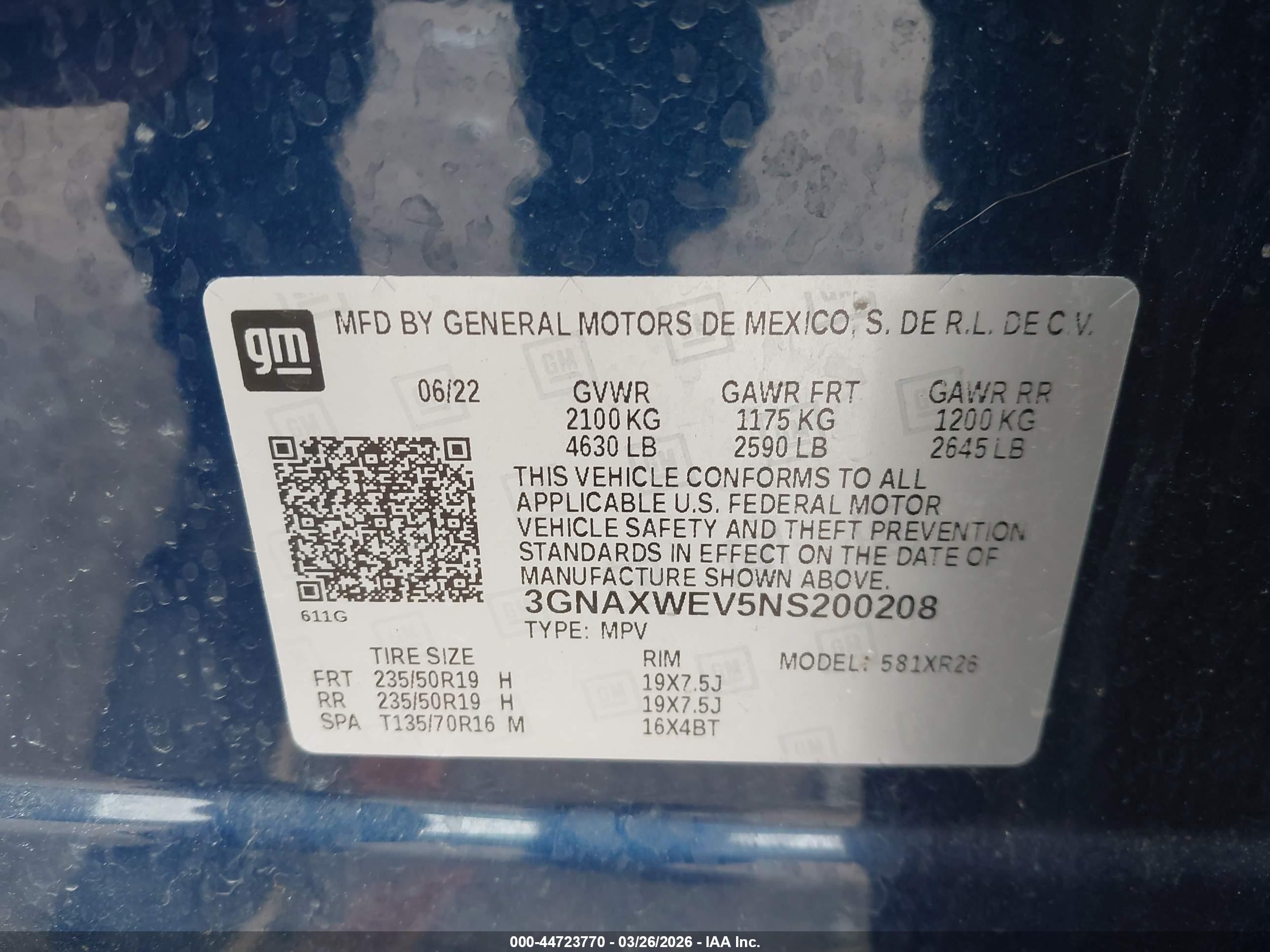 CHEVROLET EQUINOX image 9