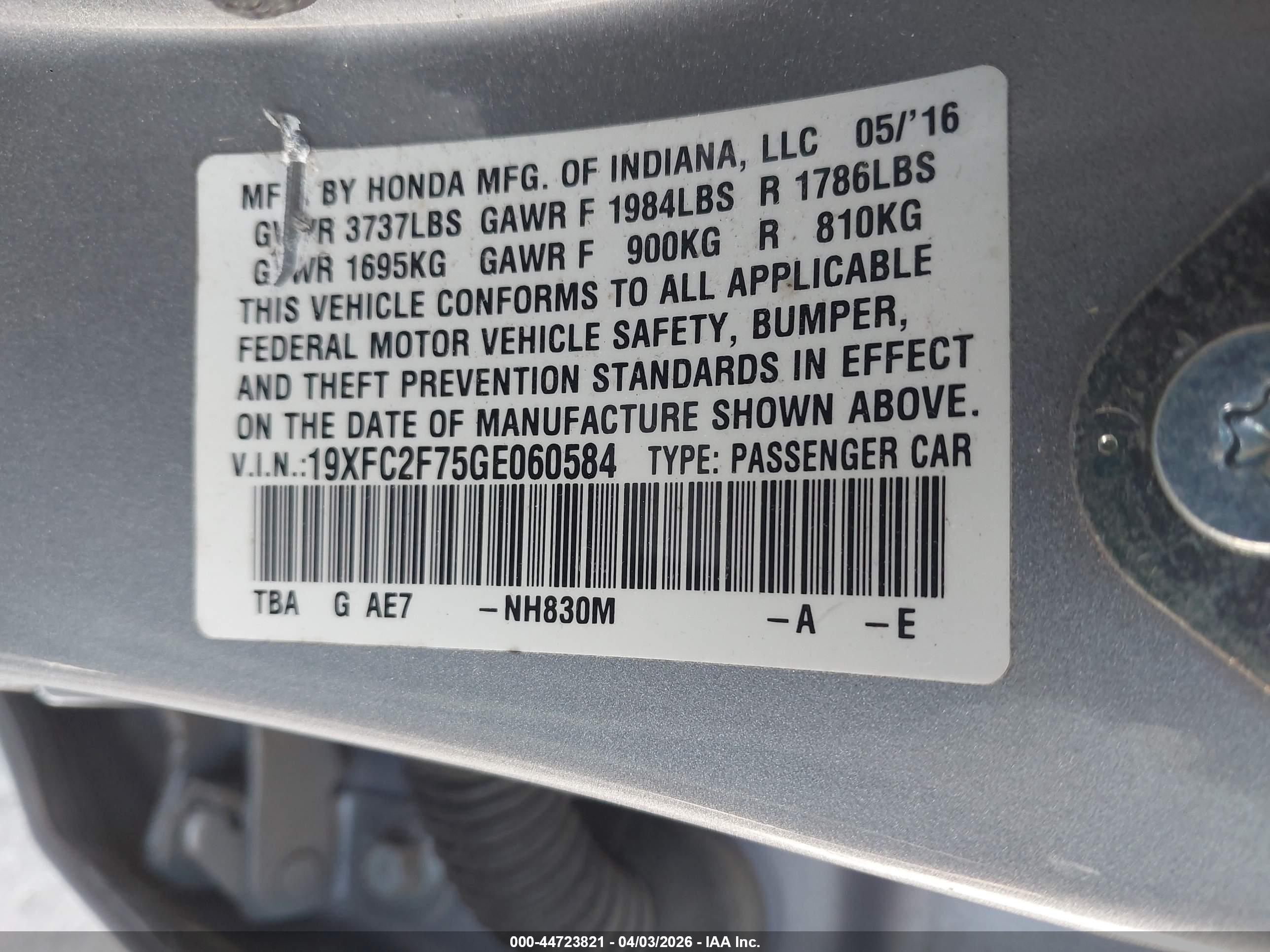HONDA CIVIC image 9