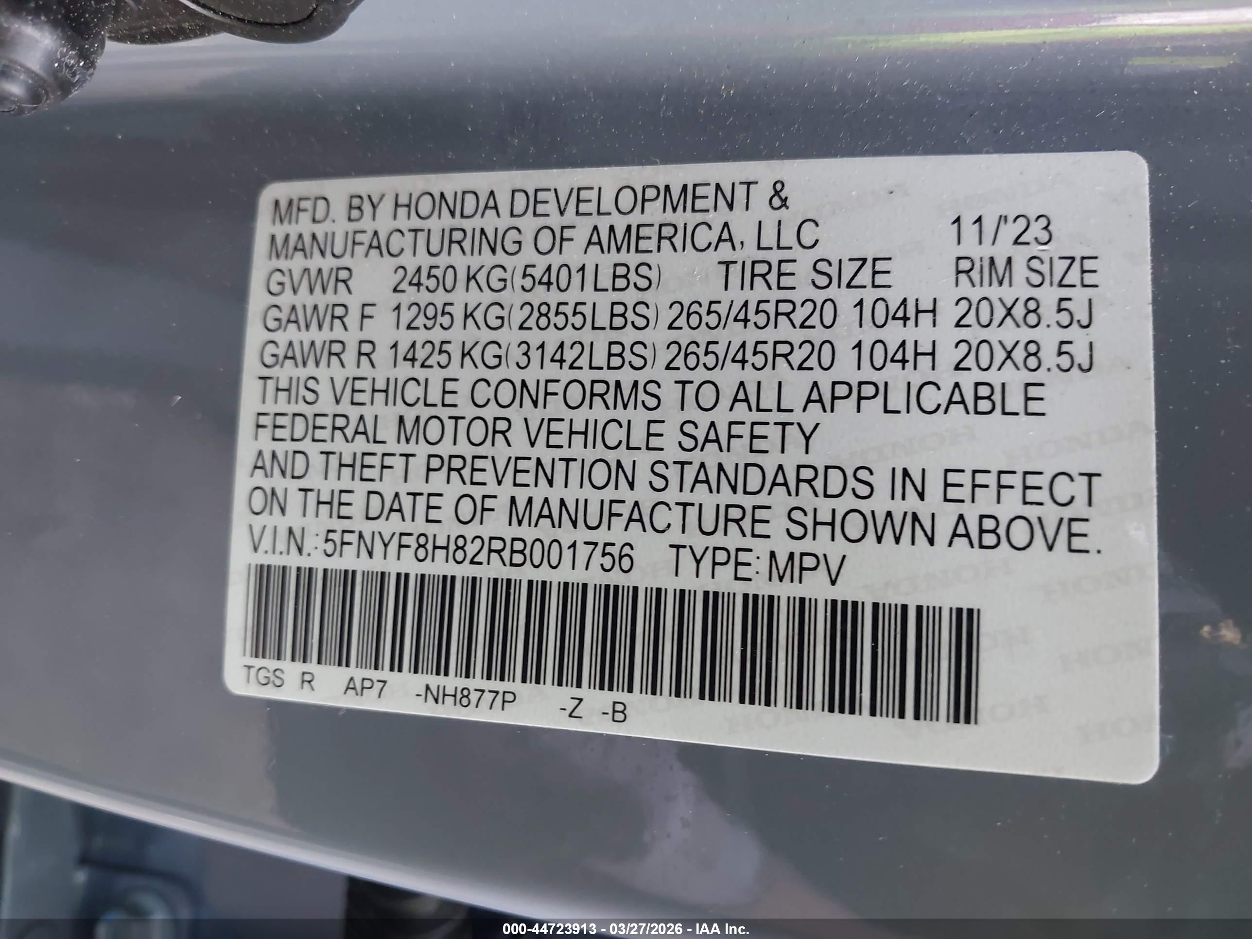 HONDA PASSPORT image 9
