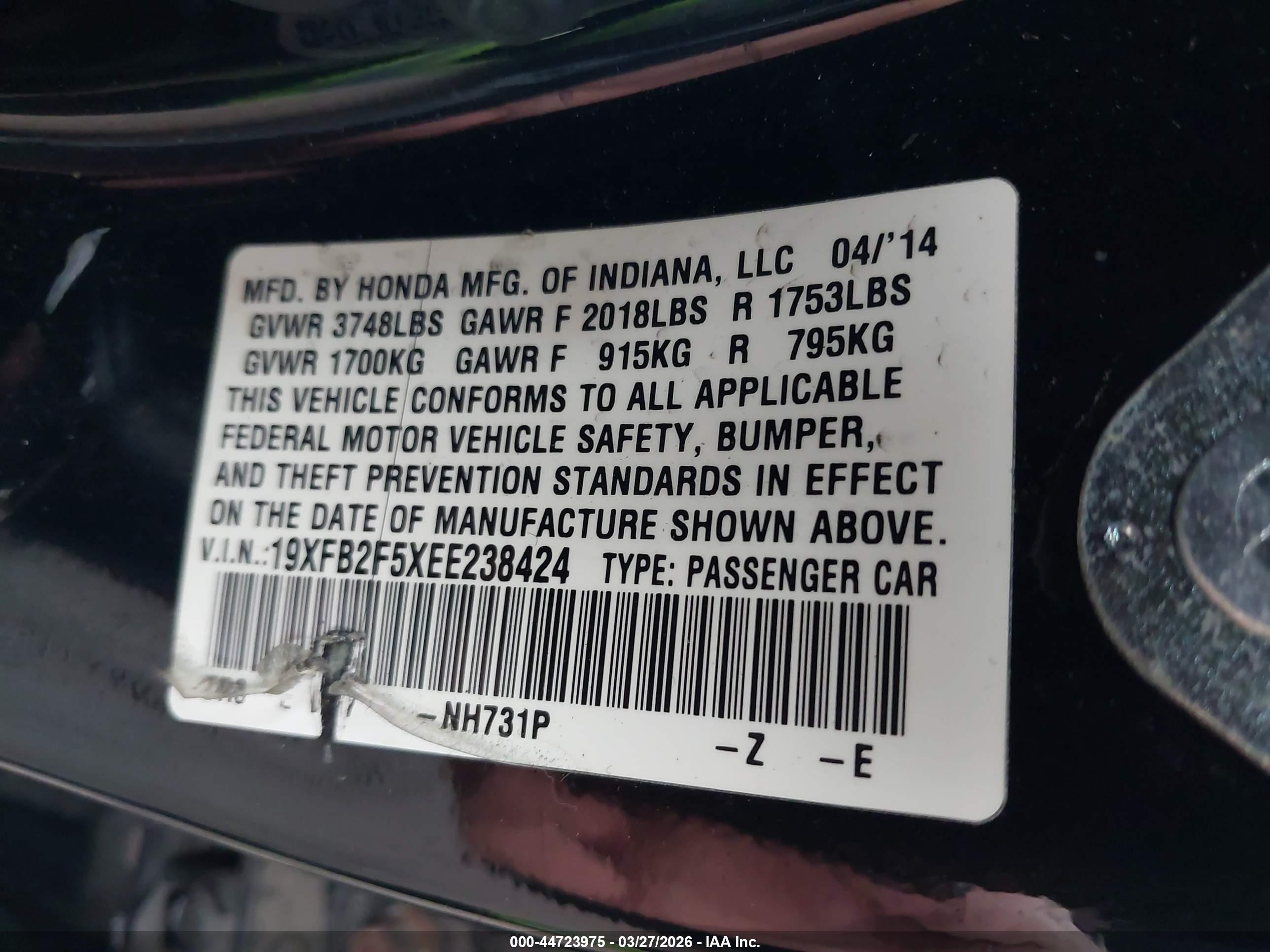 HONDA CIVIC image 9