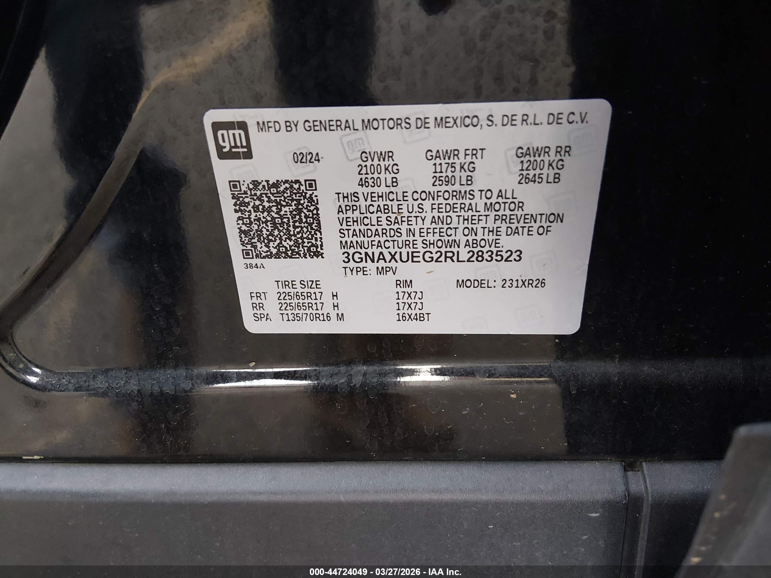 CHEVROLET EQUINOX image 9