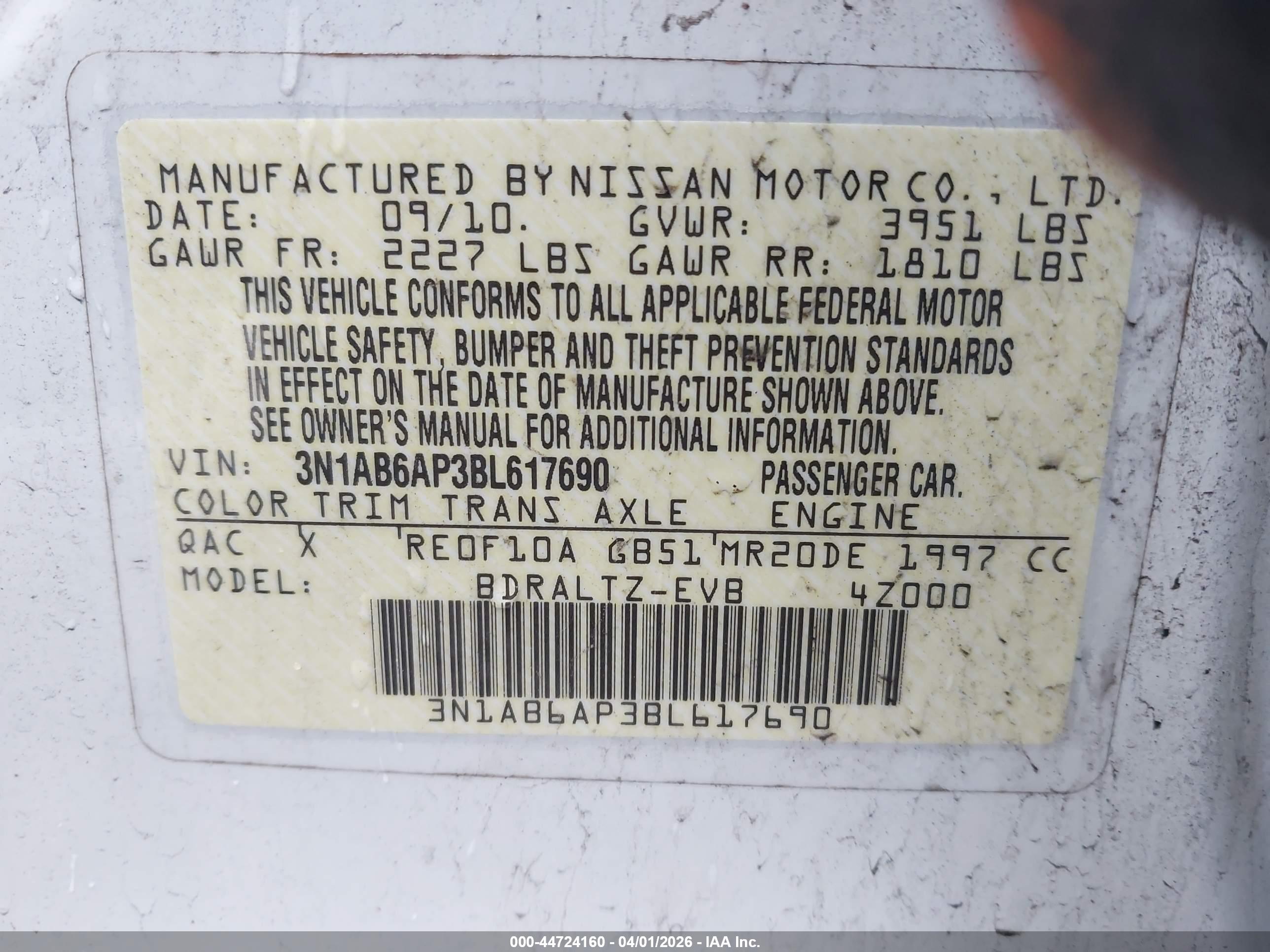 NISSAN SENTRA image 9