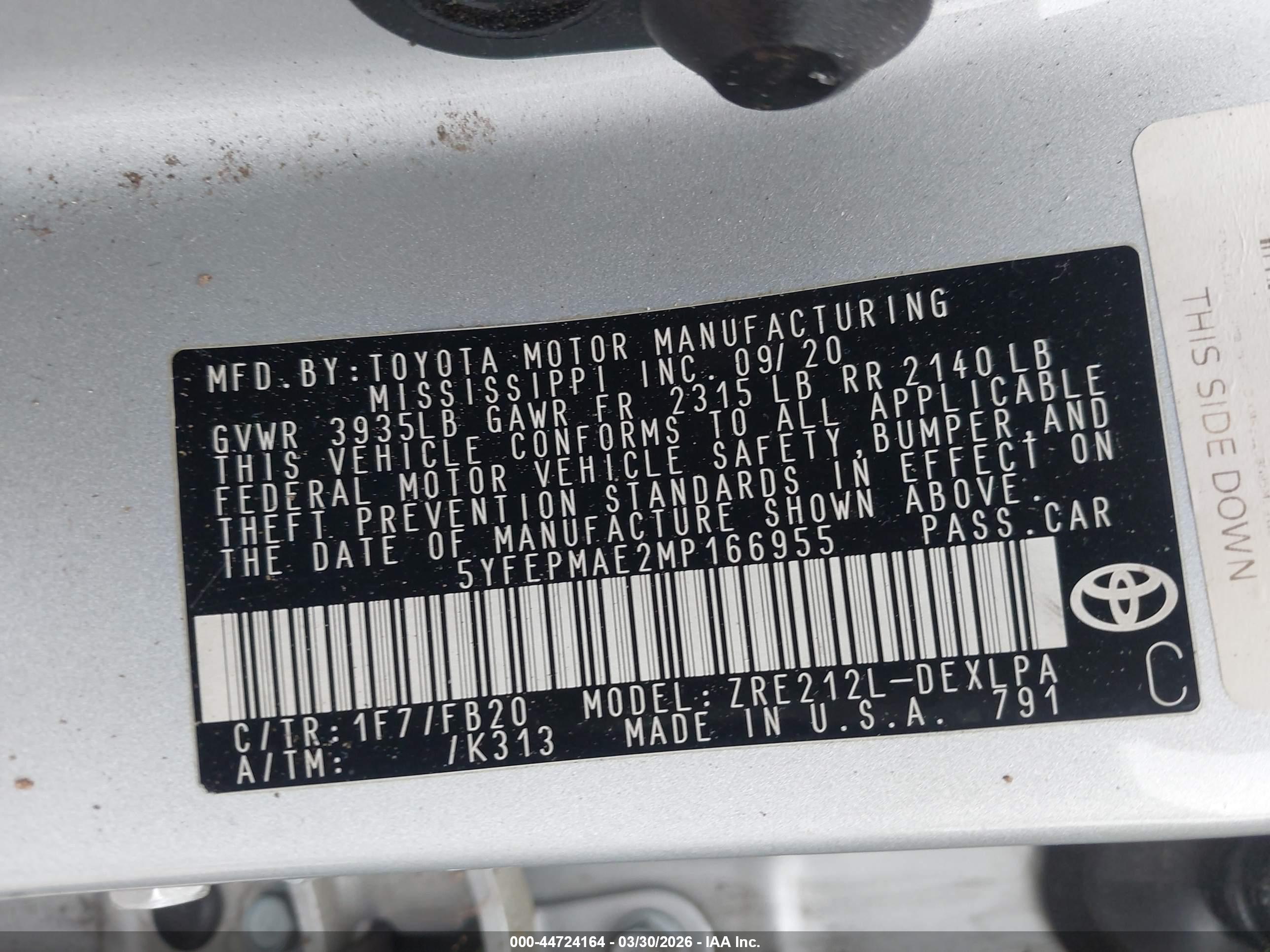 TOYOTA COROLLA image 9