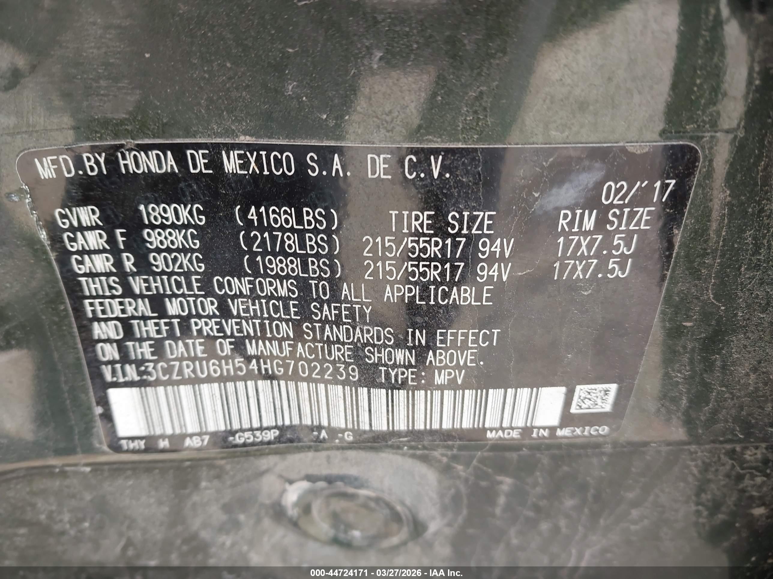 HONDA HR-V image 9