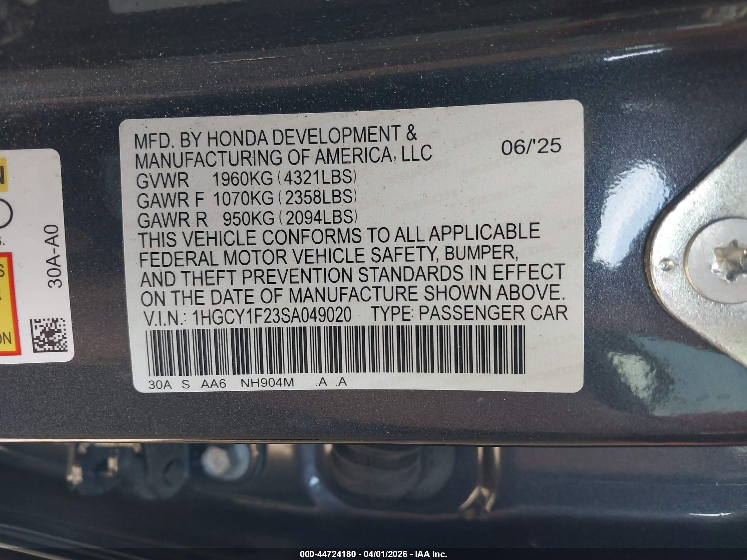 HONDA ACCORD image 9