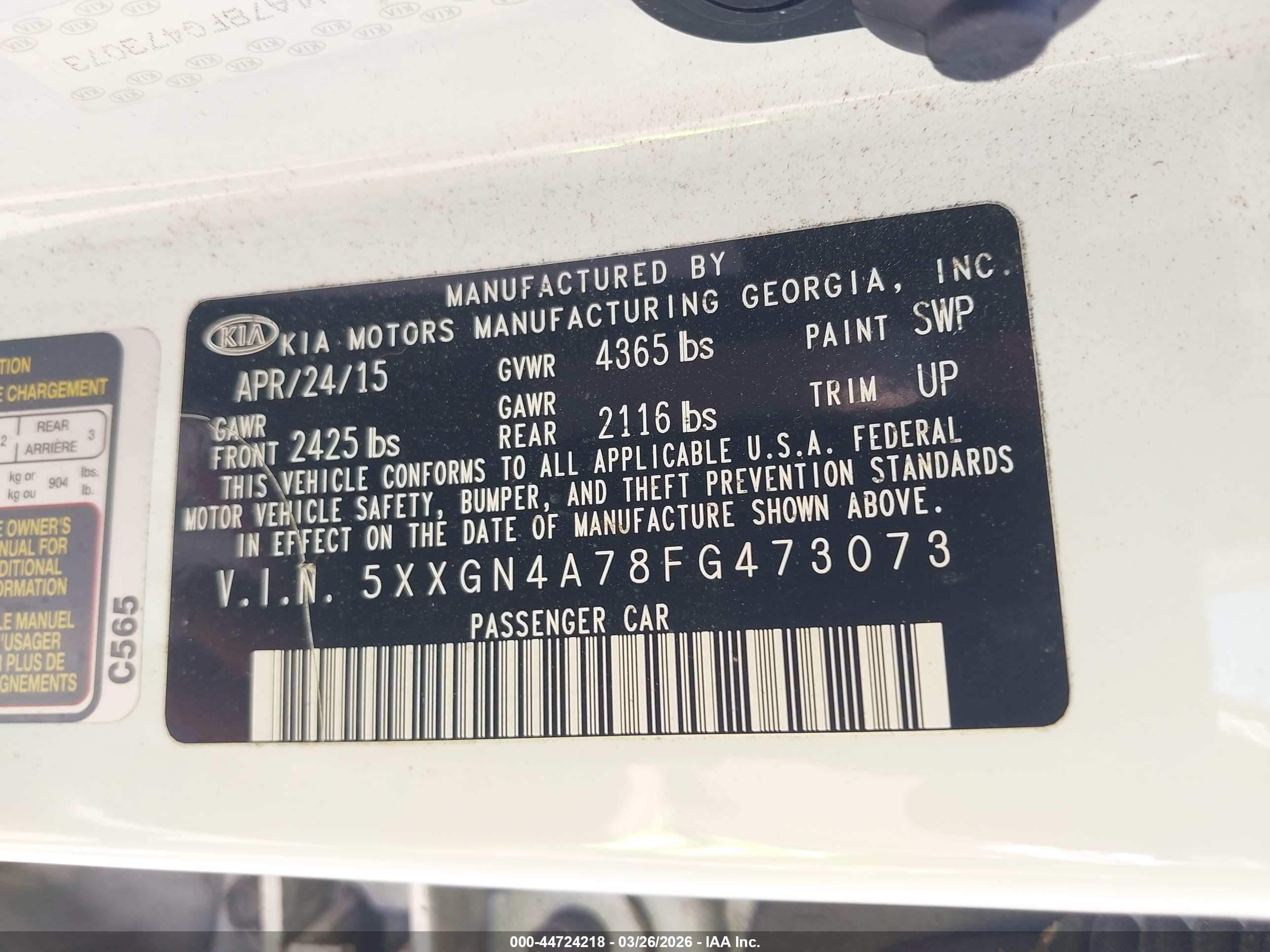 KIA OPTIMA image 9