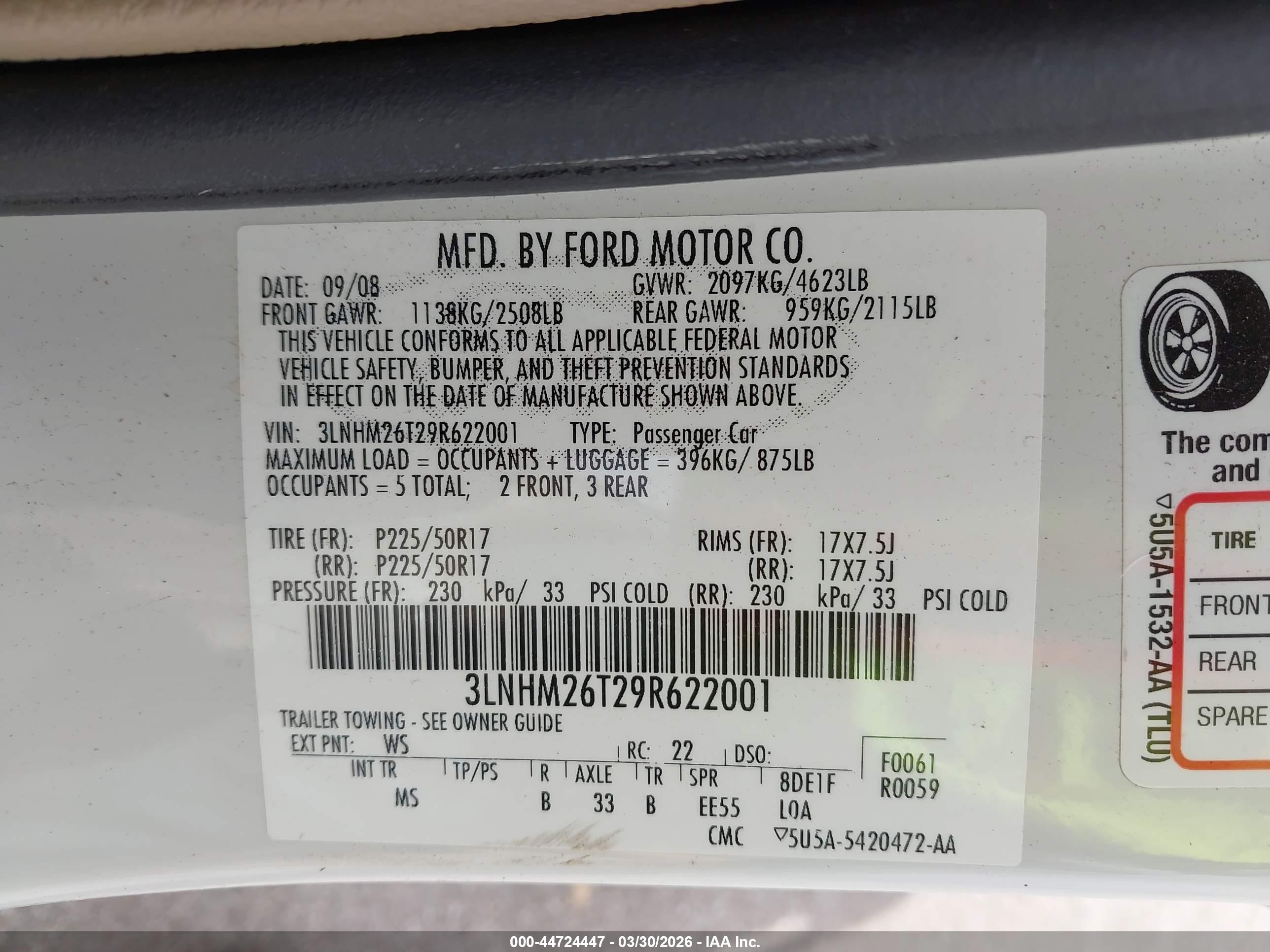 LINCOLN MKZ image 9