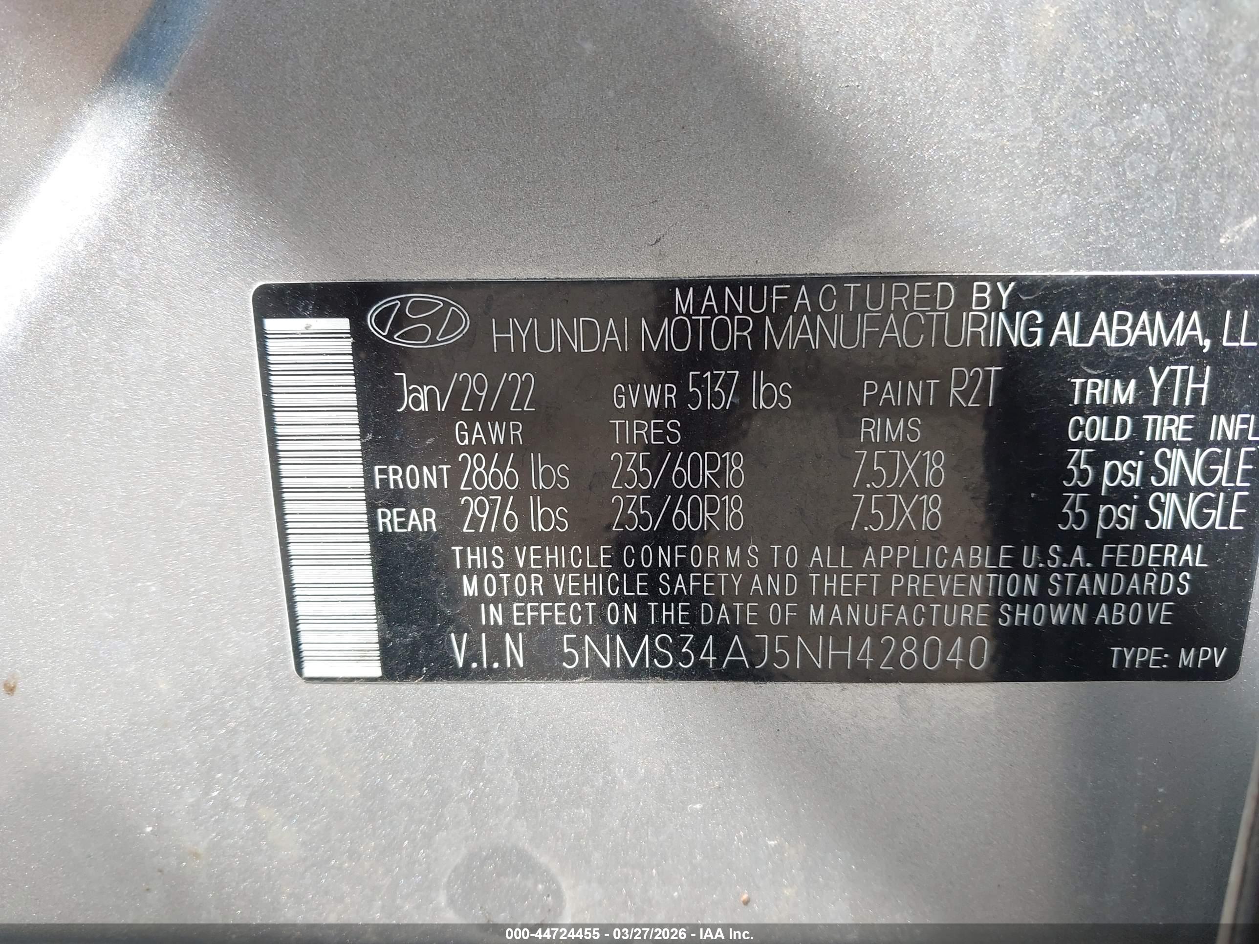 HYUNDAI SANTA image 9