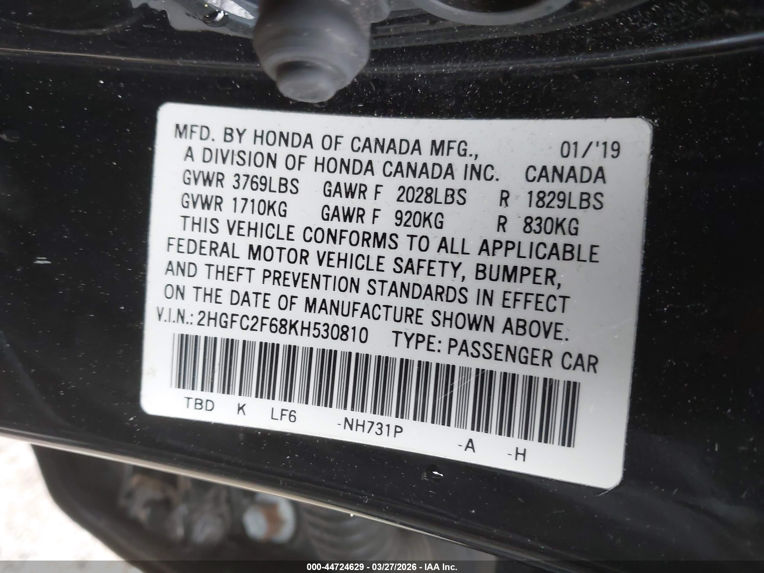 HONDA CIVIC image 9