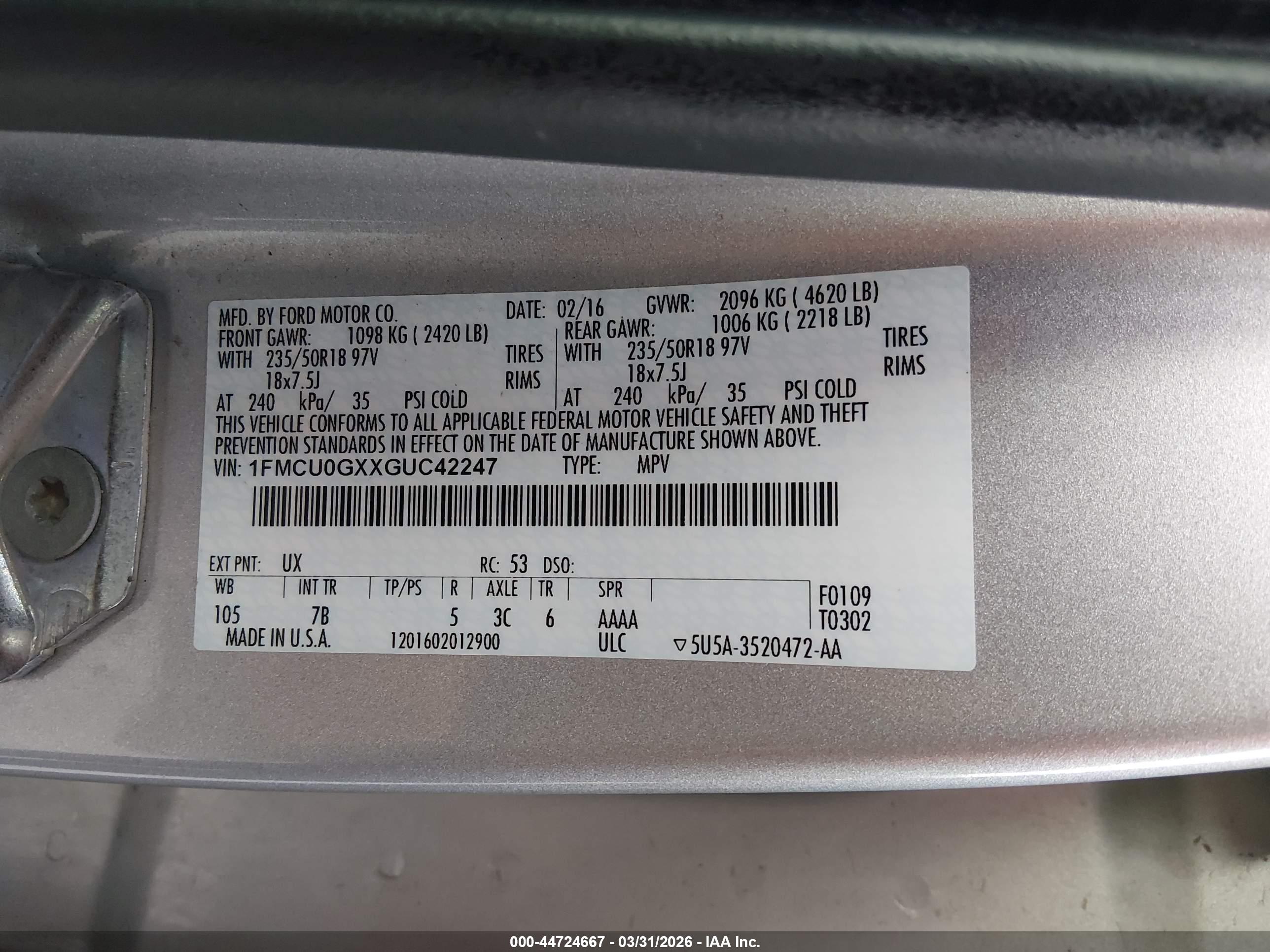 FORD ESCAPE image 9