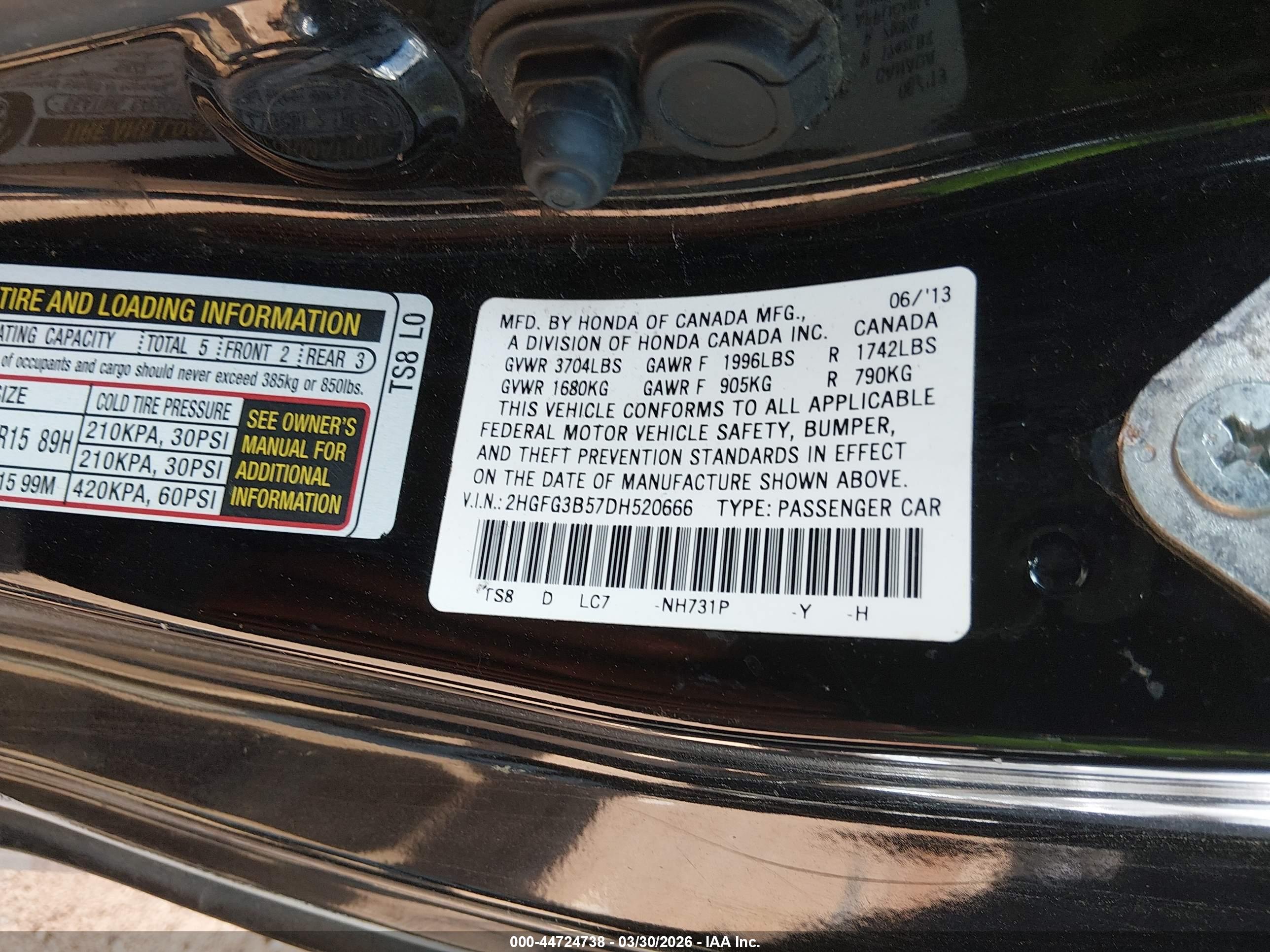 HONDA CIVIC image 9