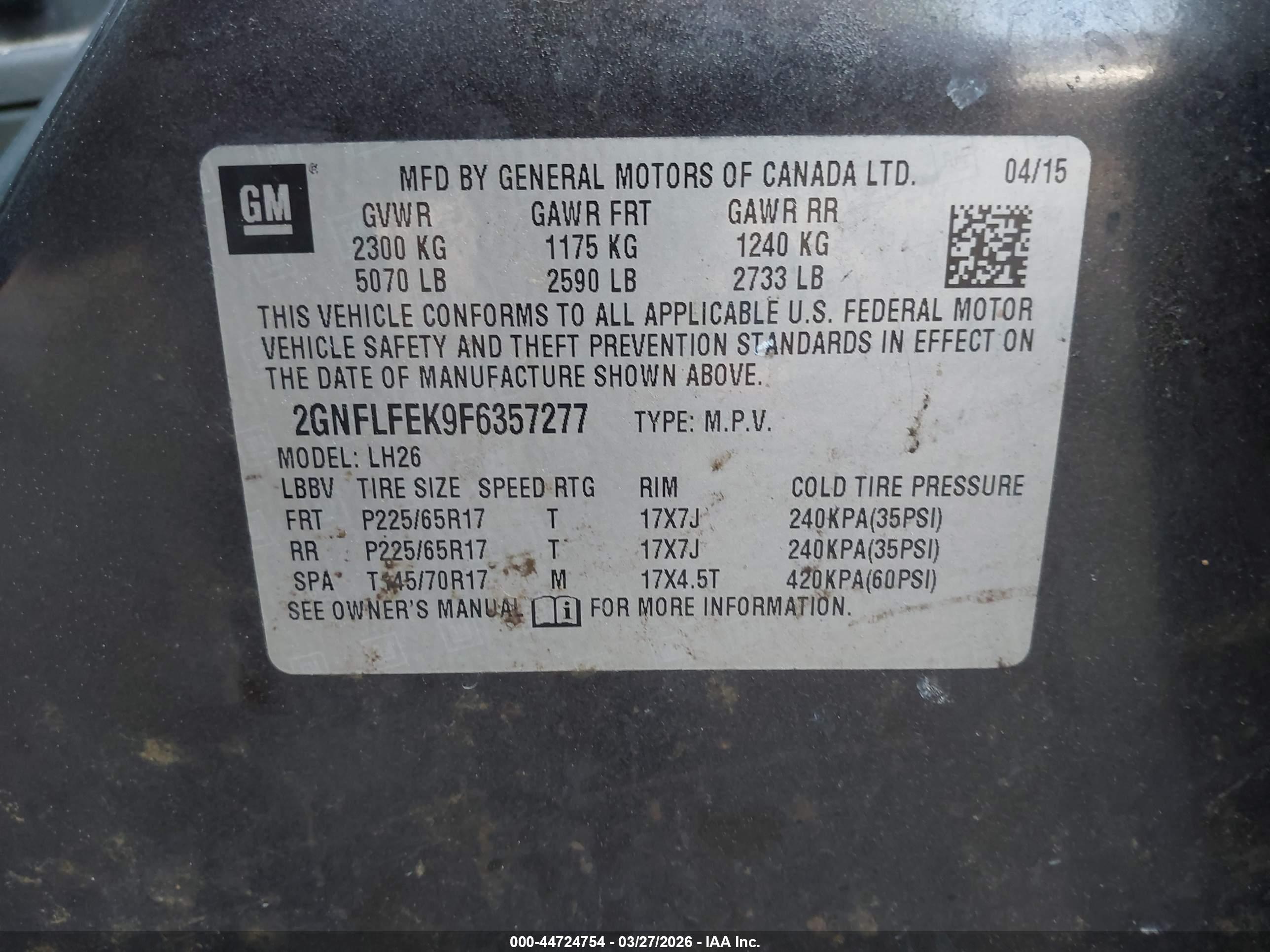 CHEVROLET EQUINOX image 9