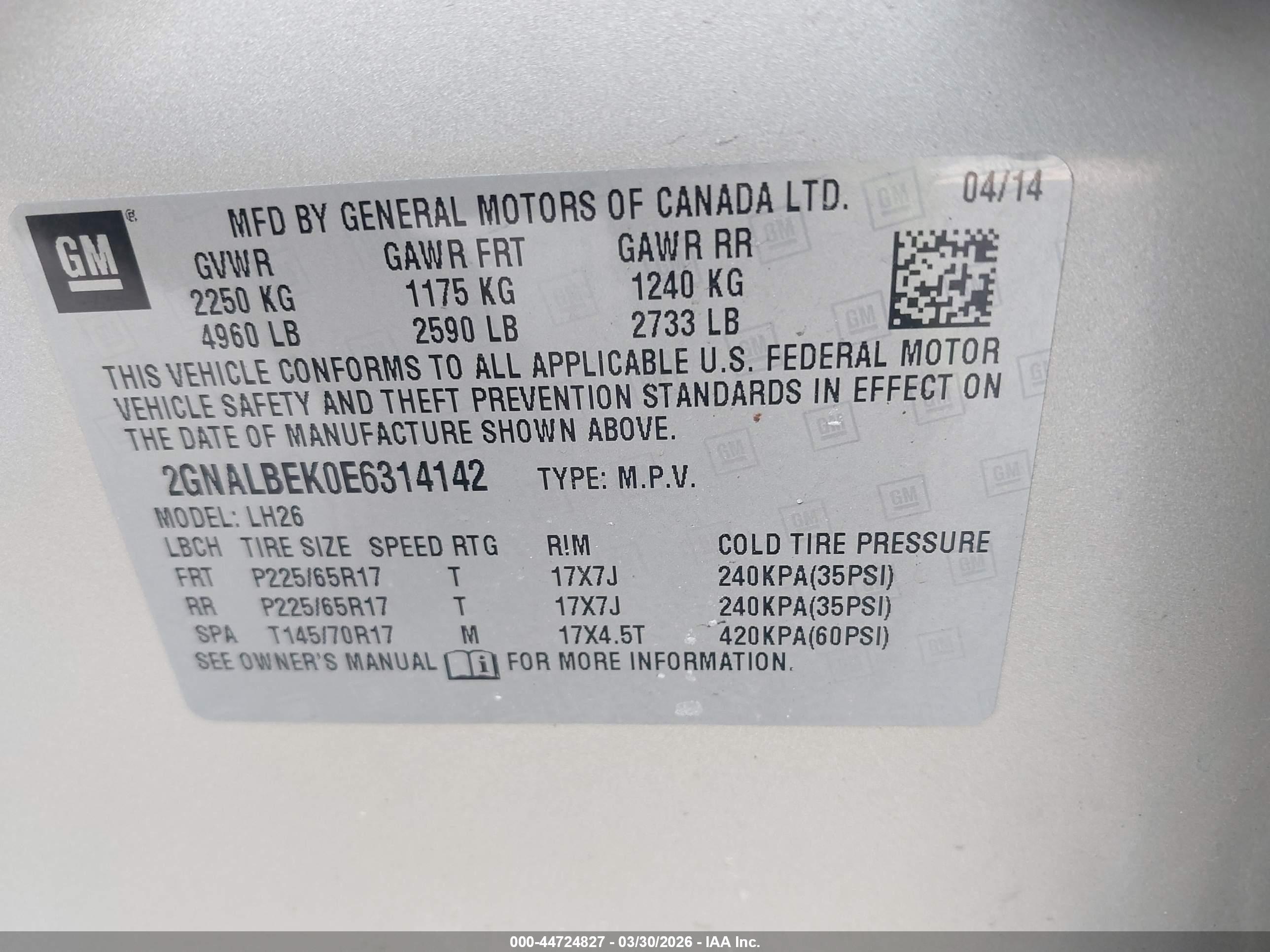 CHEVROLET EQUINOX image 9