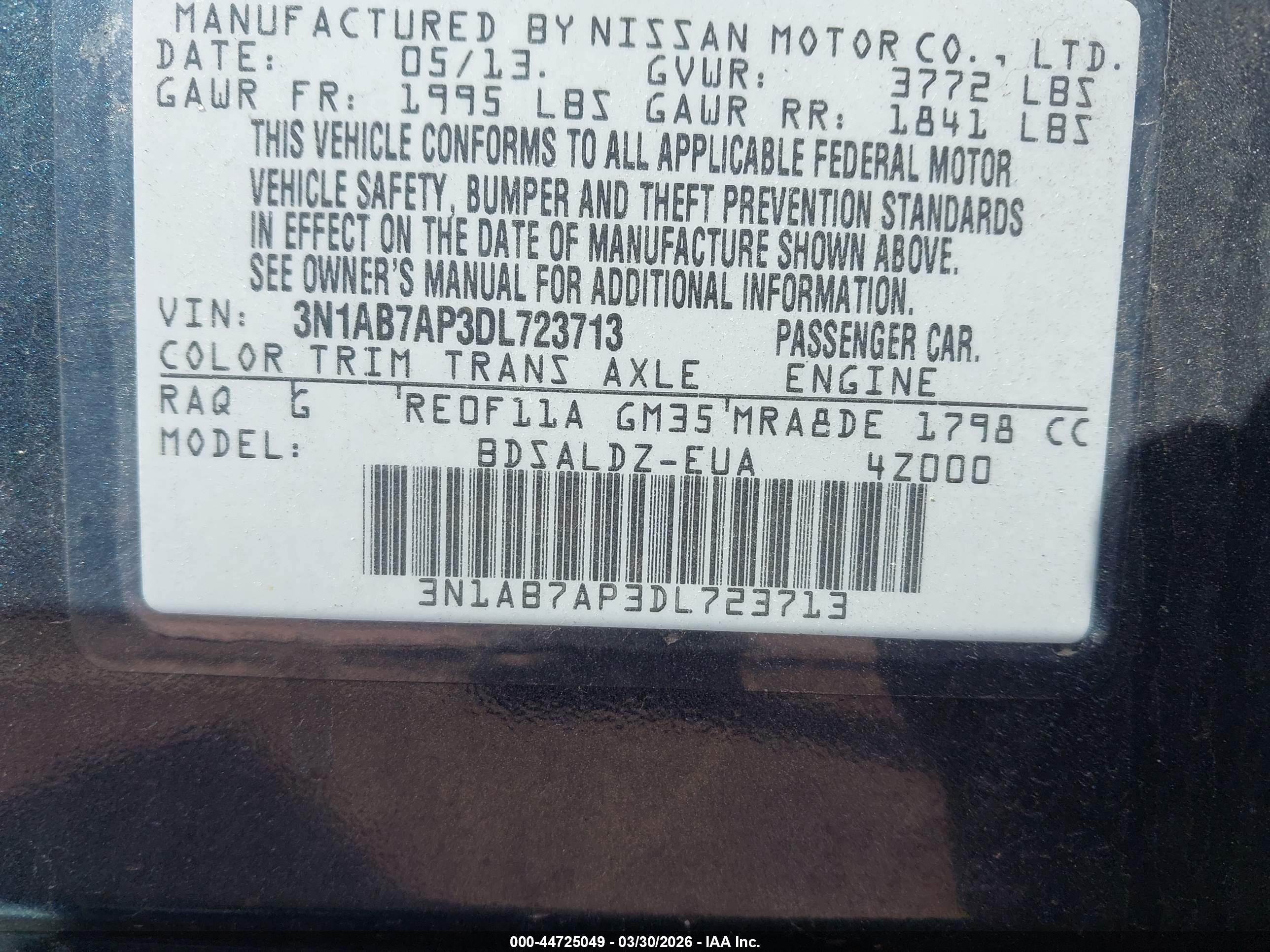NISSAN SENTRA image 9