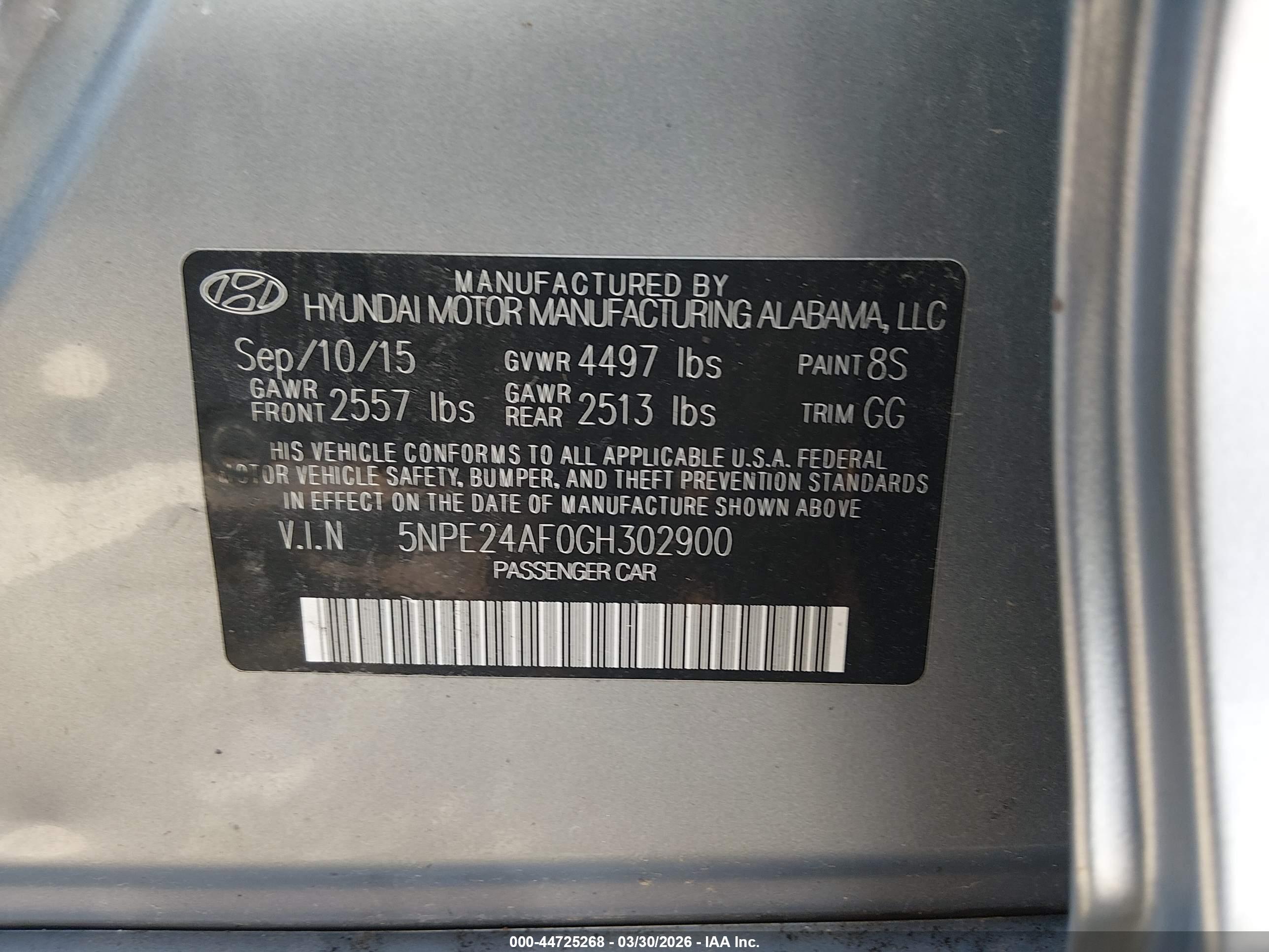 HYUNDAI SONATA image 9